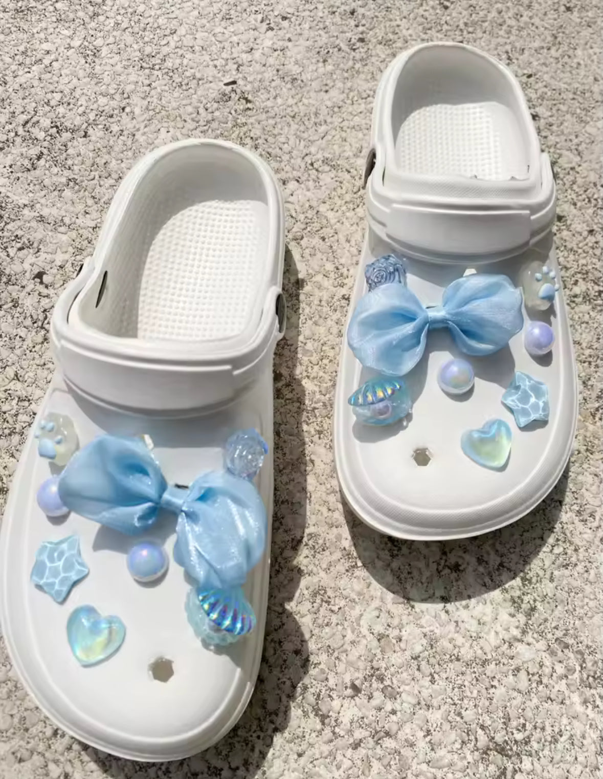 Blue Ocean Stardust Clog Charms Set