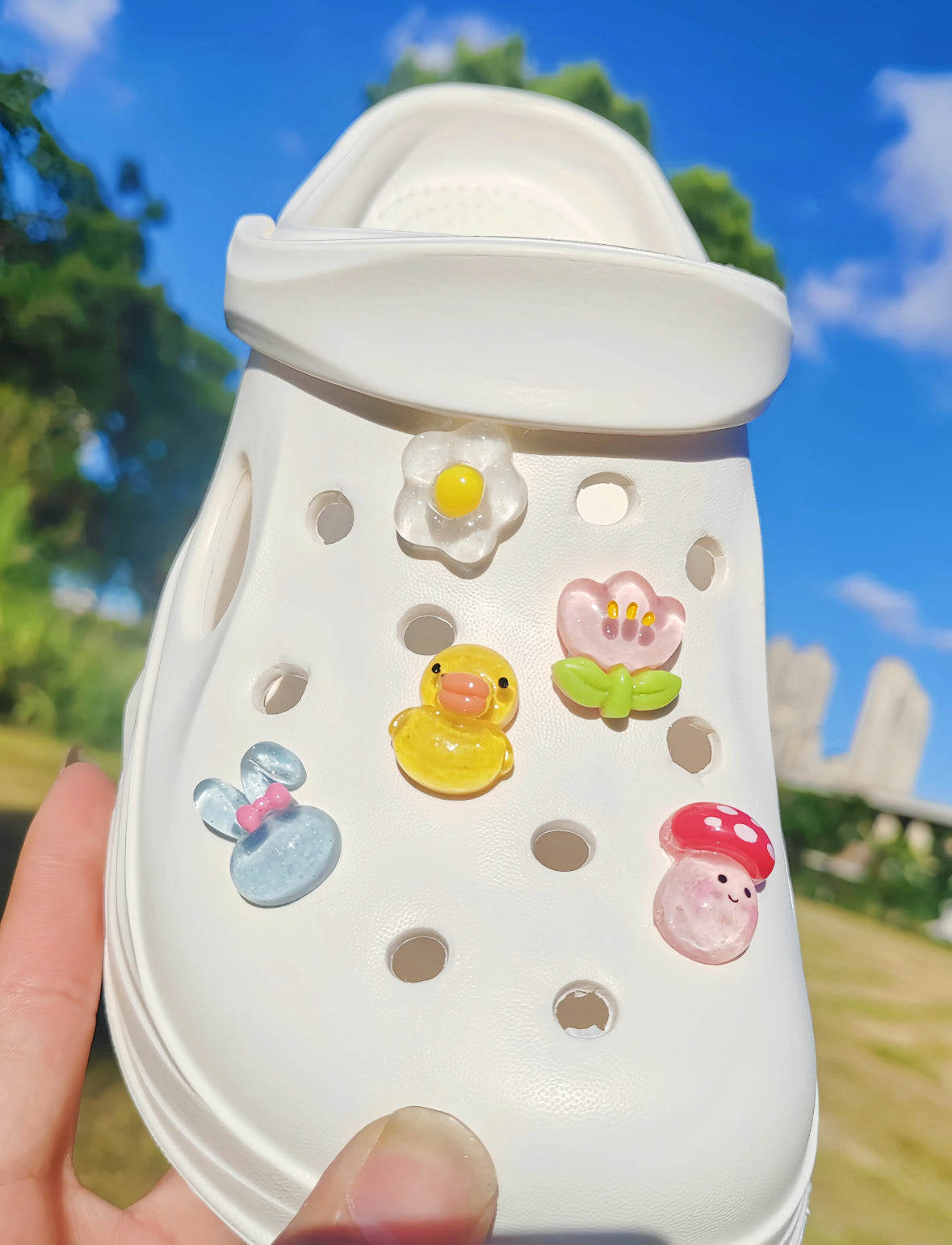 Kawaii Chibi Friends Clog Charms Set