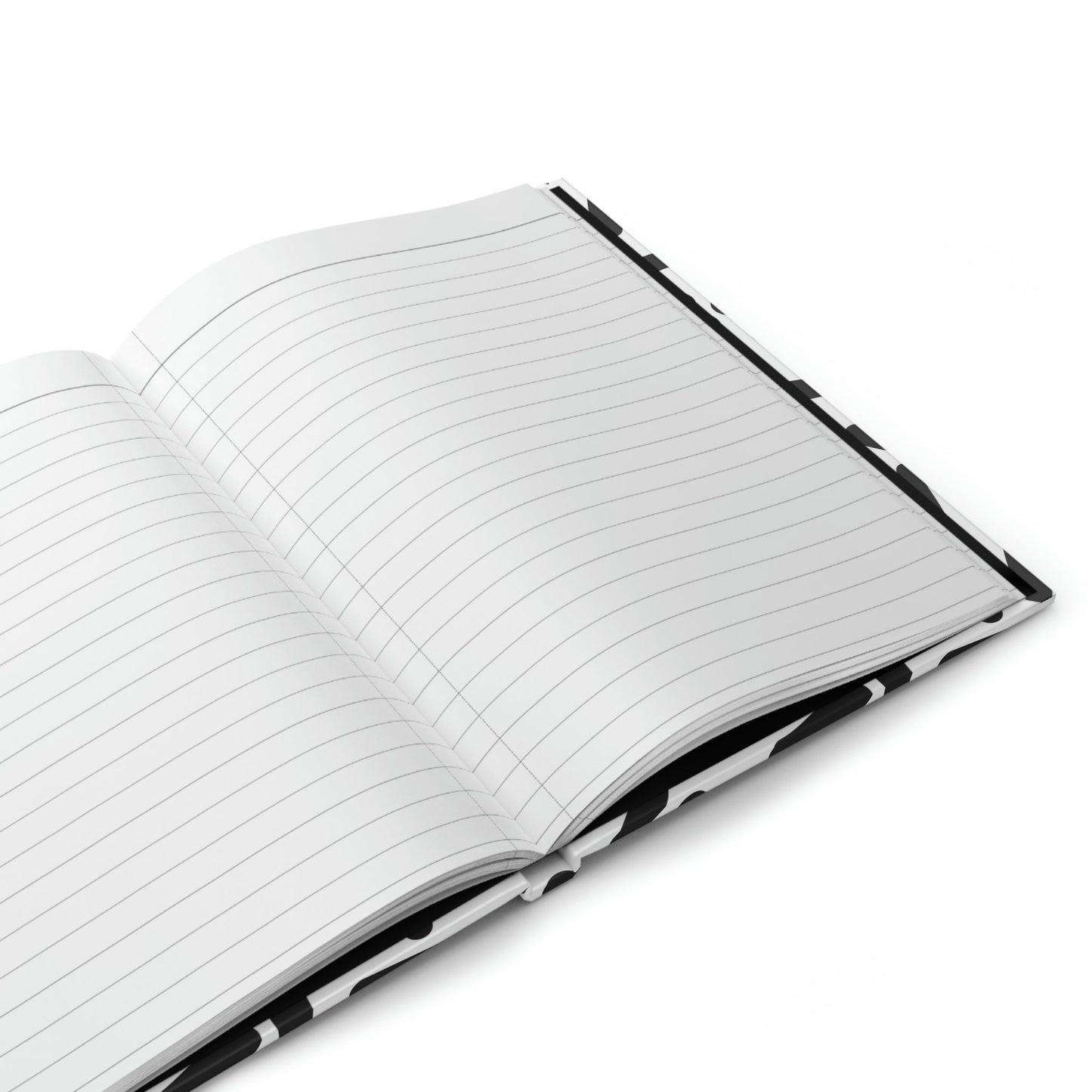 Black & White Dash Hardcover Matte Journal Paper products Pink Sweetheart