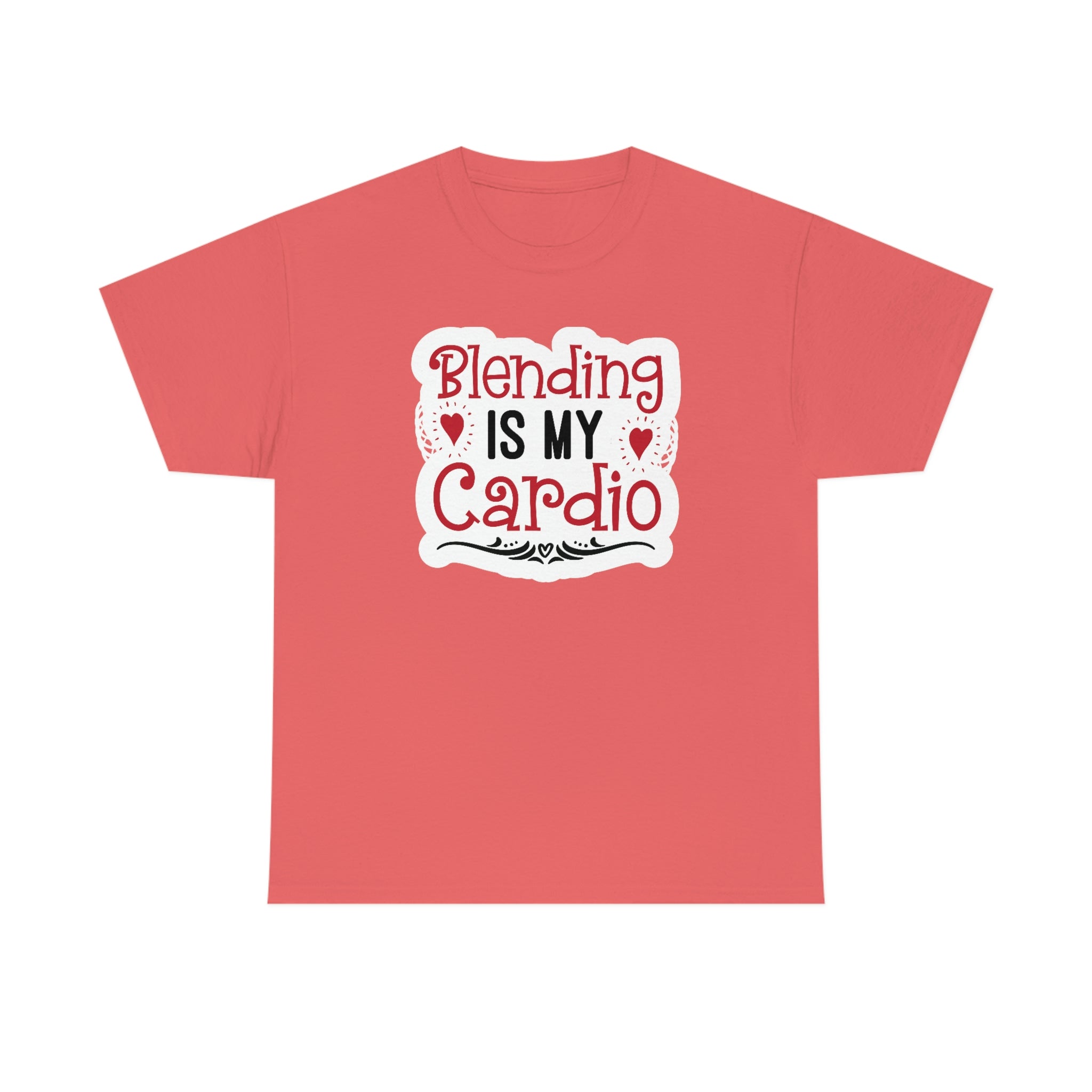 Blending is My Cardio Cotton Tee T-Shirt Pink Sweetheart
