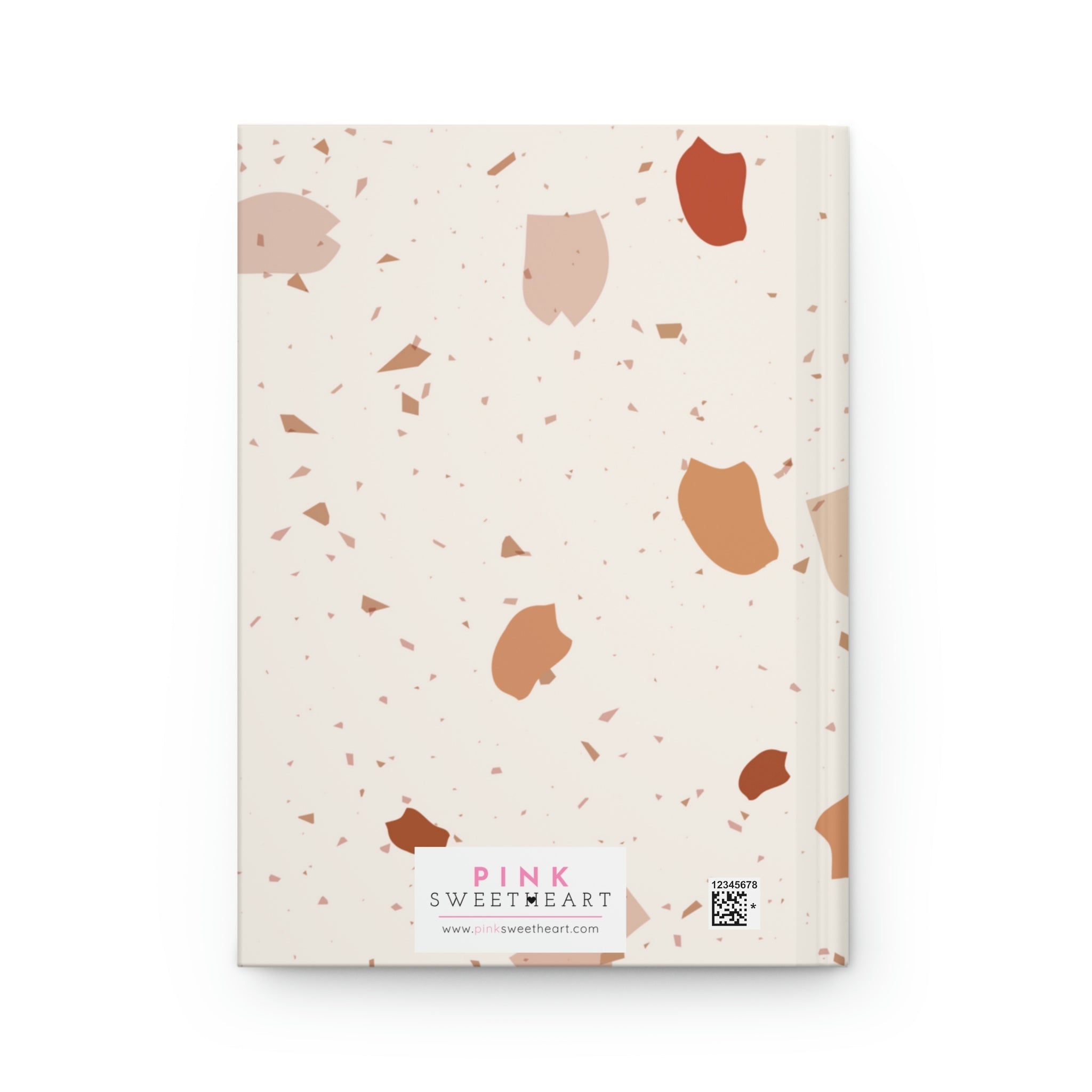 Classic Terrazzo Hardcover Matte Journal Paper products Pink Sweetheart