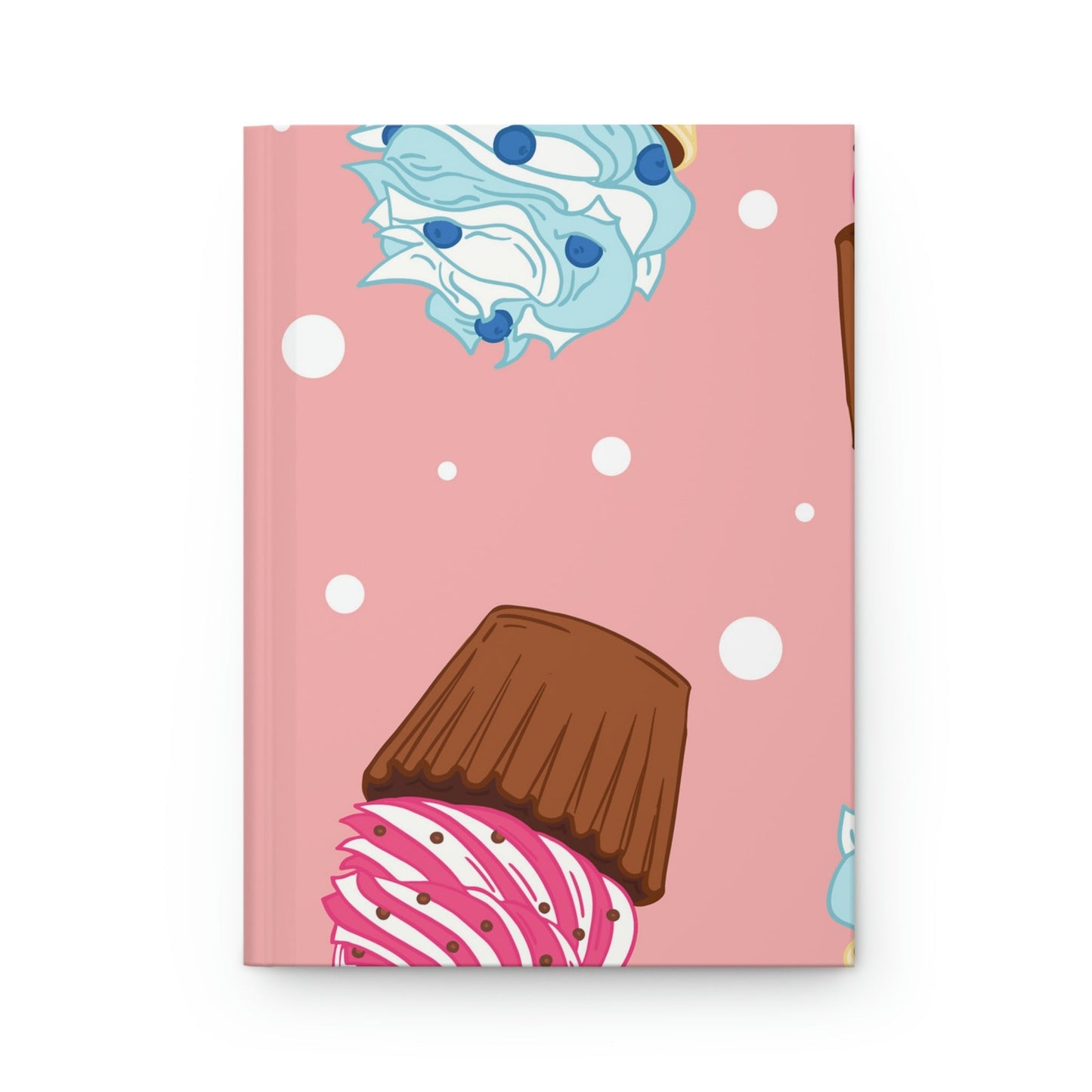 Cupcake Cutie Hardcover Matte Journal Paper products Pink Sweetheart