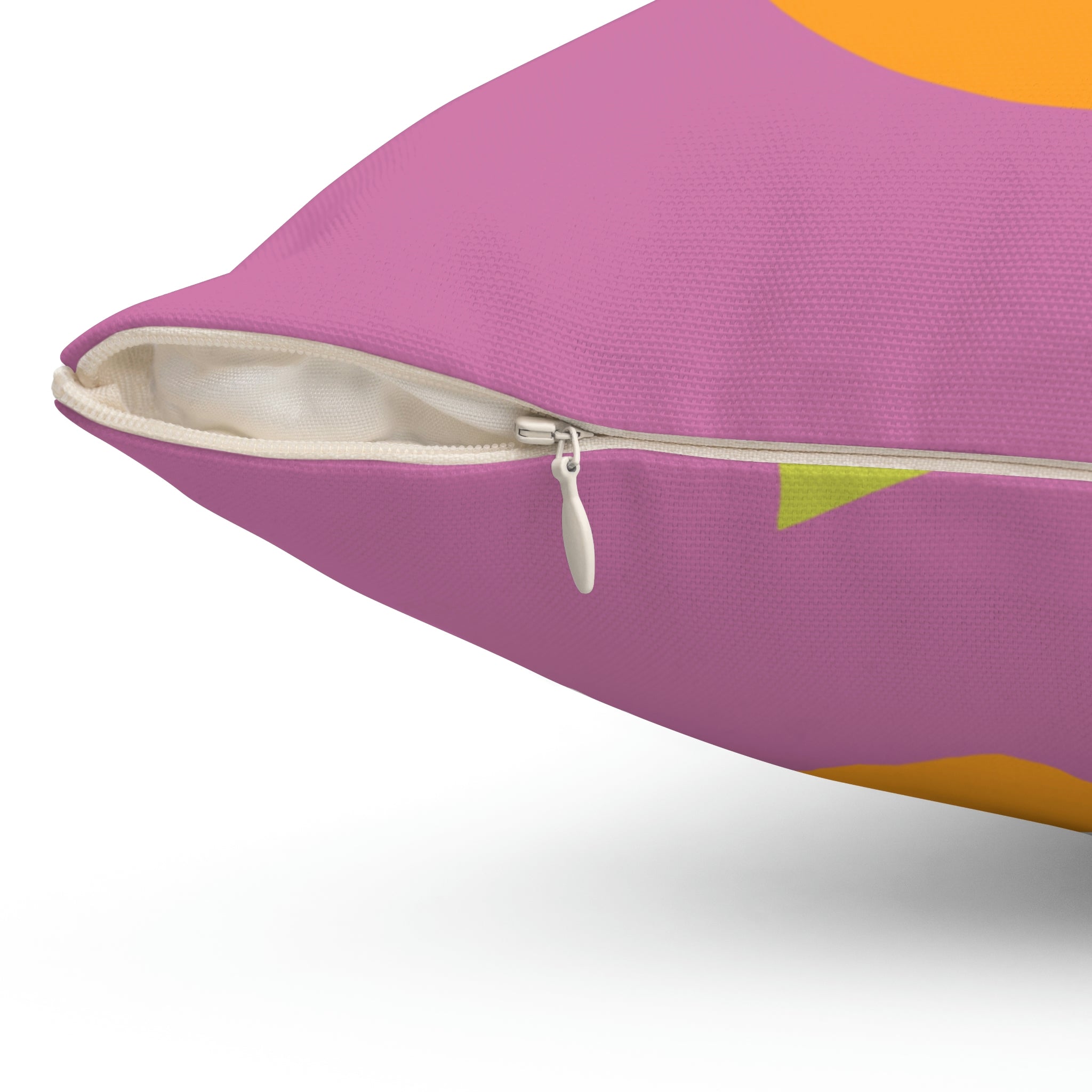 Cute Little Citrus Square Pillow Home Decor Pink Sweetheart