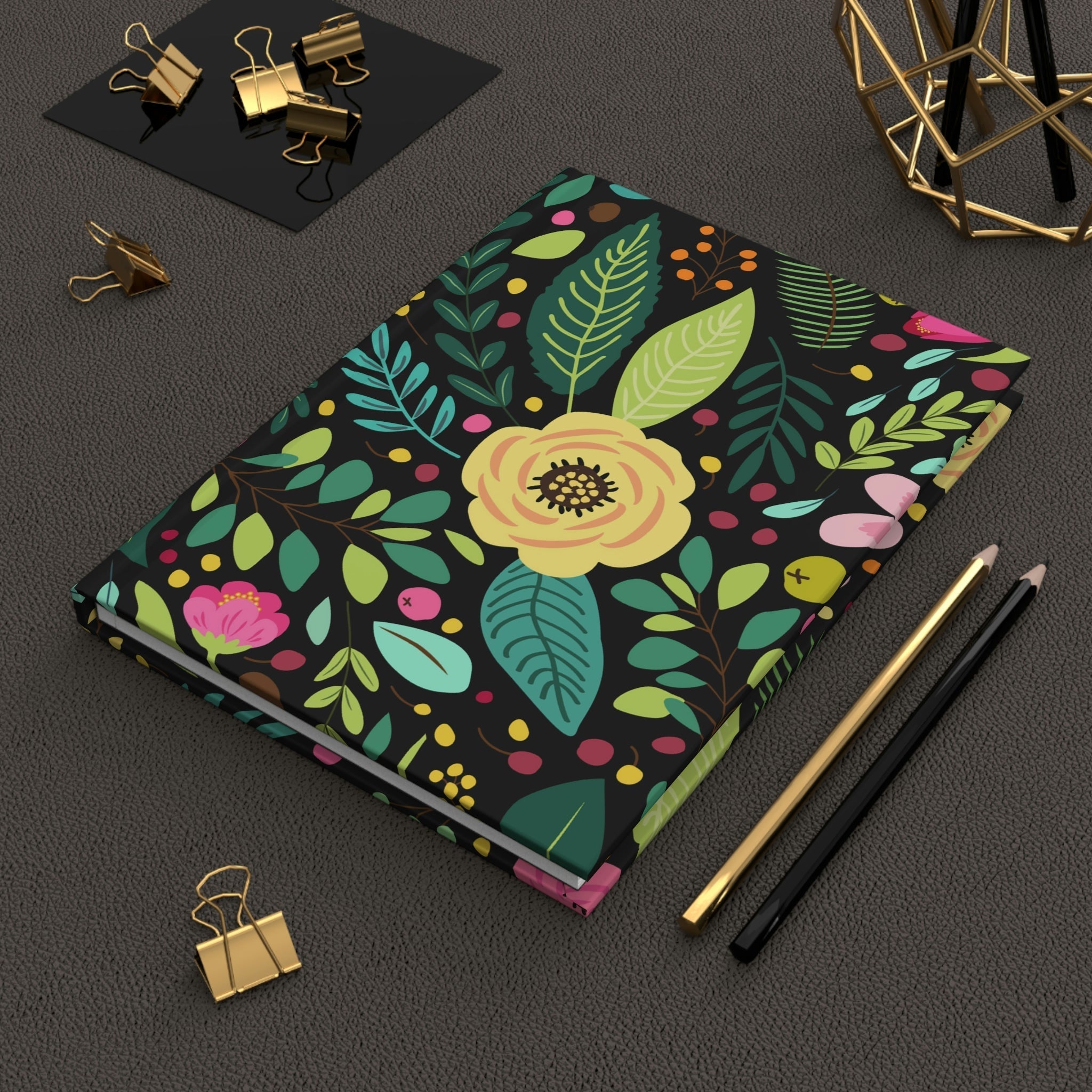 Floral Arrangement Hardcover Matte Journal Paper products Pink Sweetheart