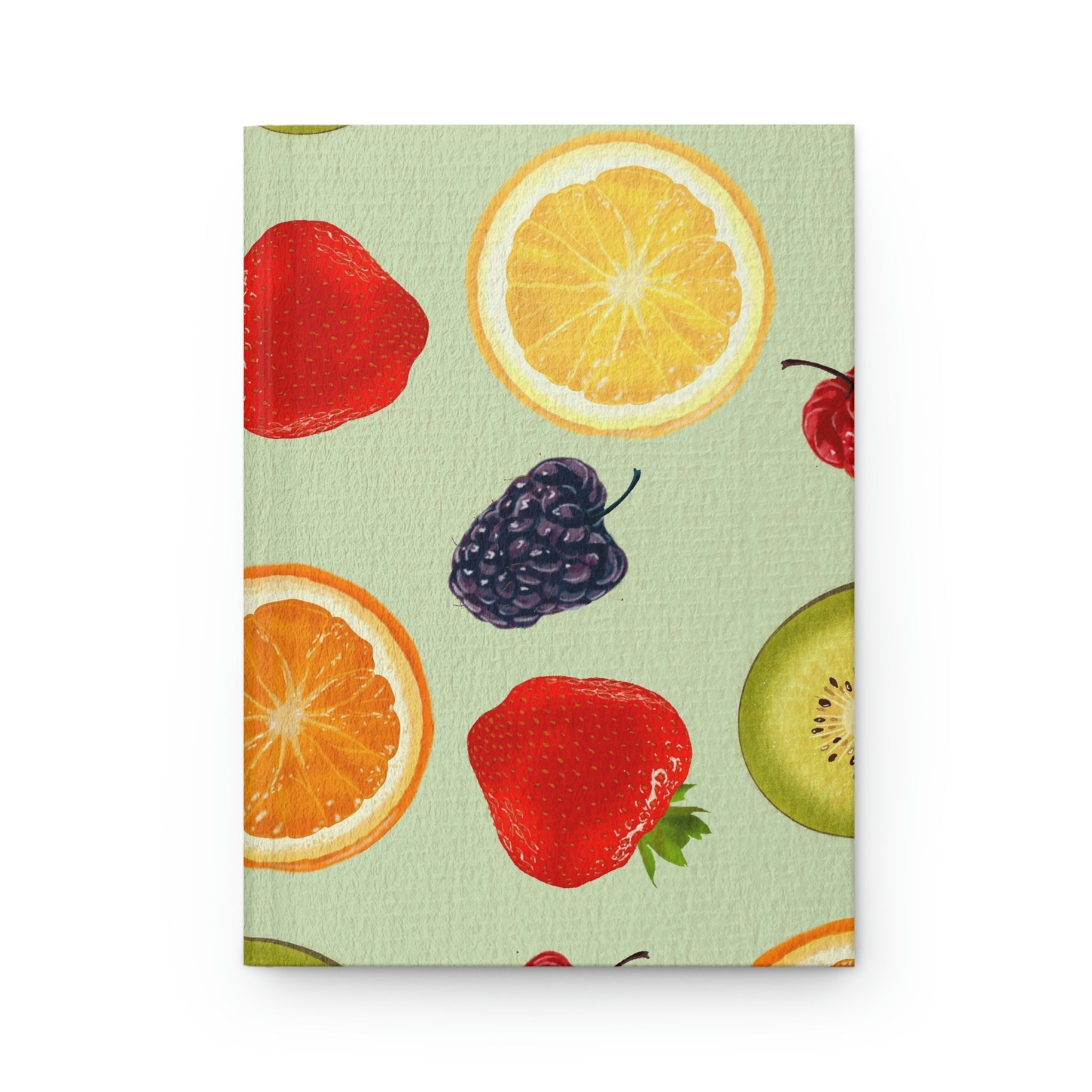Fresh Fruit Salad Hardcover Matte Journal Paper products Pink Sweetheart