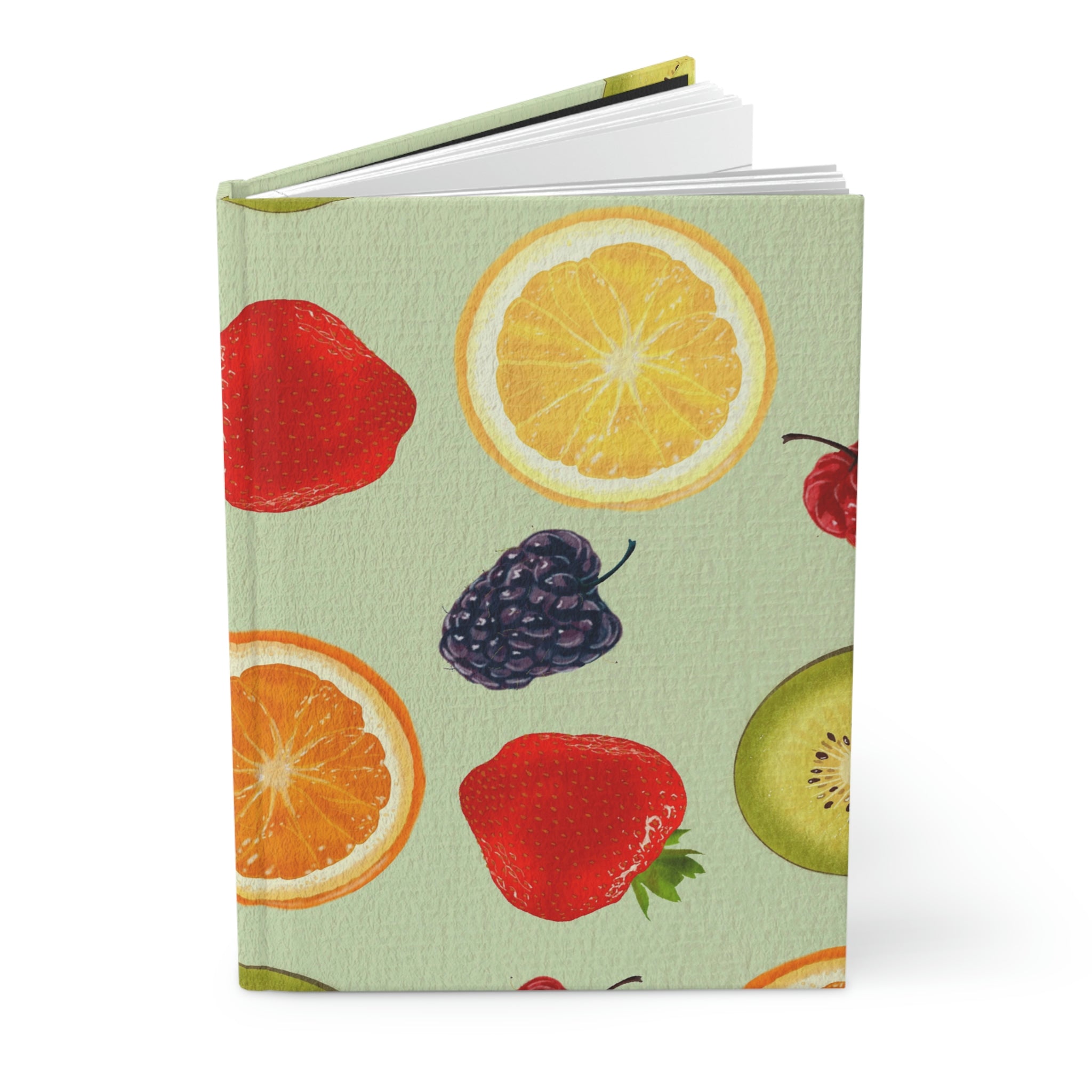Fresh Fruit Salad Hardcover Matte Journal Paper products Pink Sweetheart