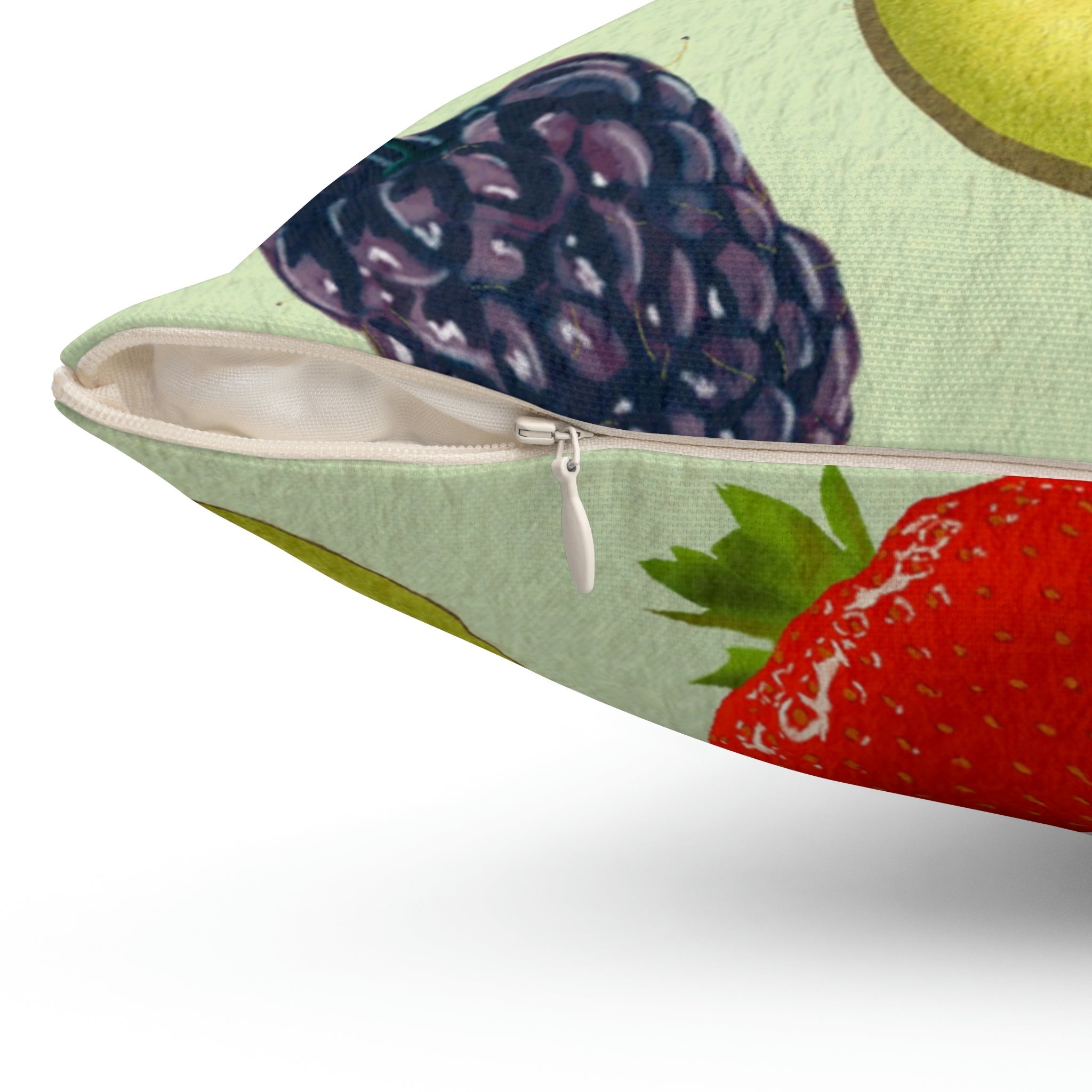 Fruit Salad Square Pillow Home Decor Pink Sweetheart