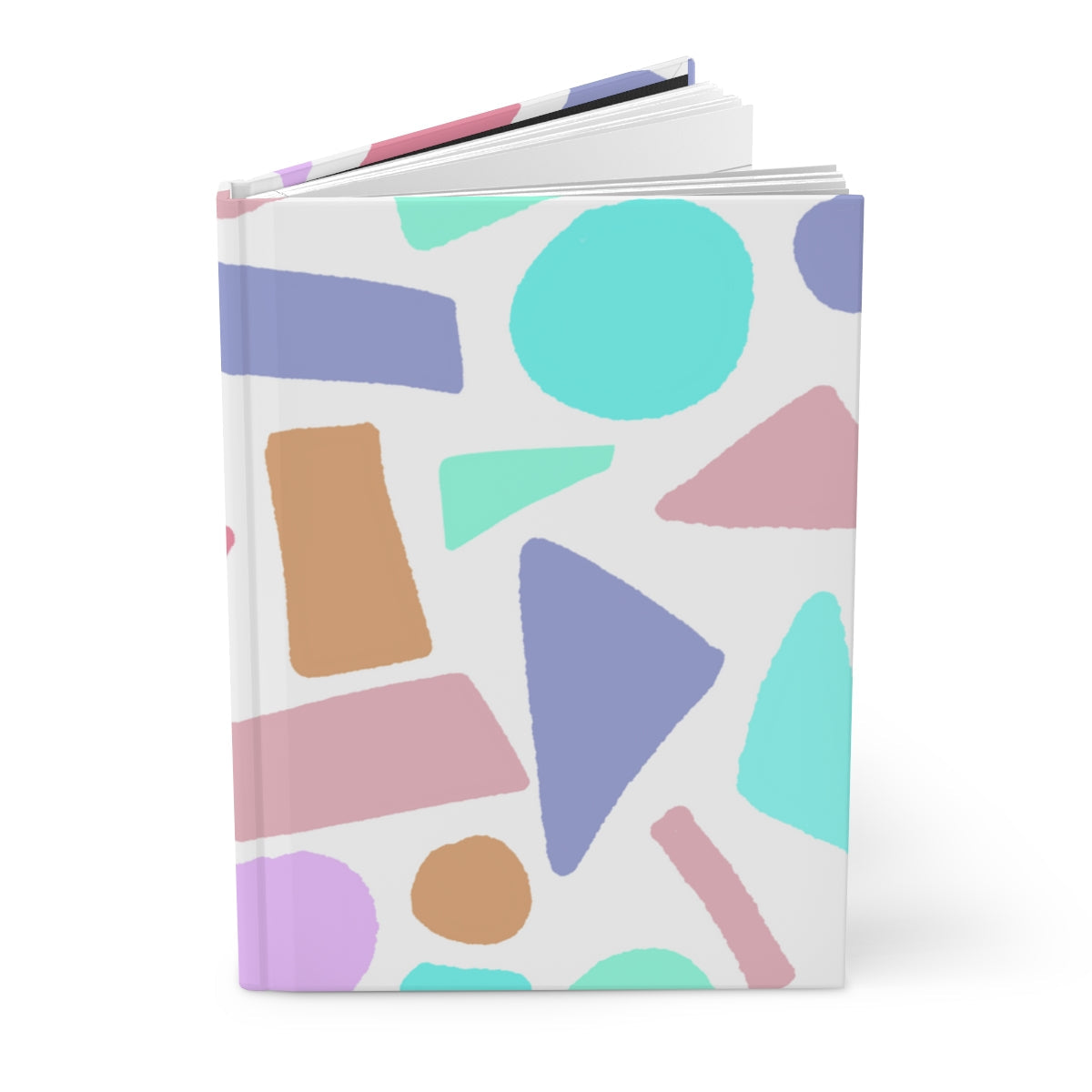 Fun Shapes Hardcover Matte Journal Paper products Pink Sweetheart