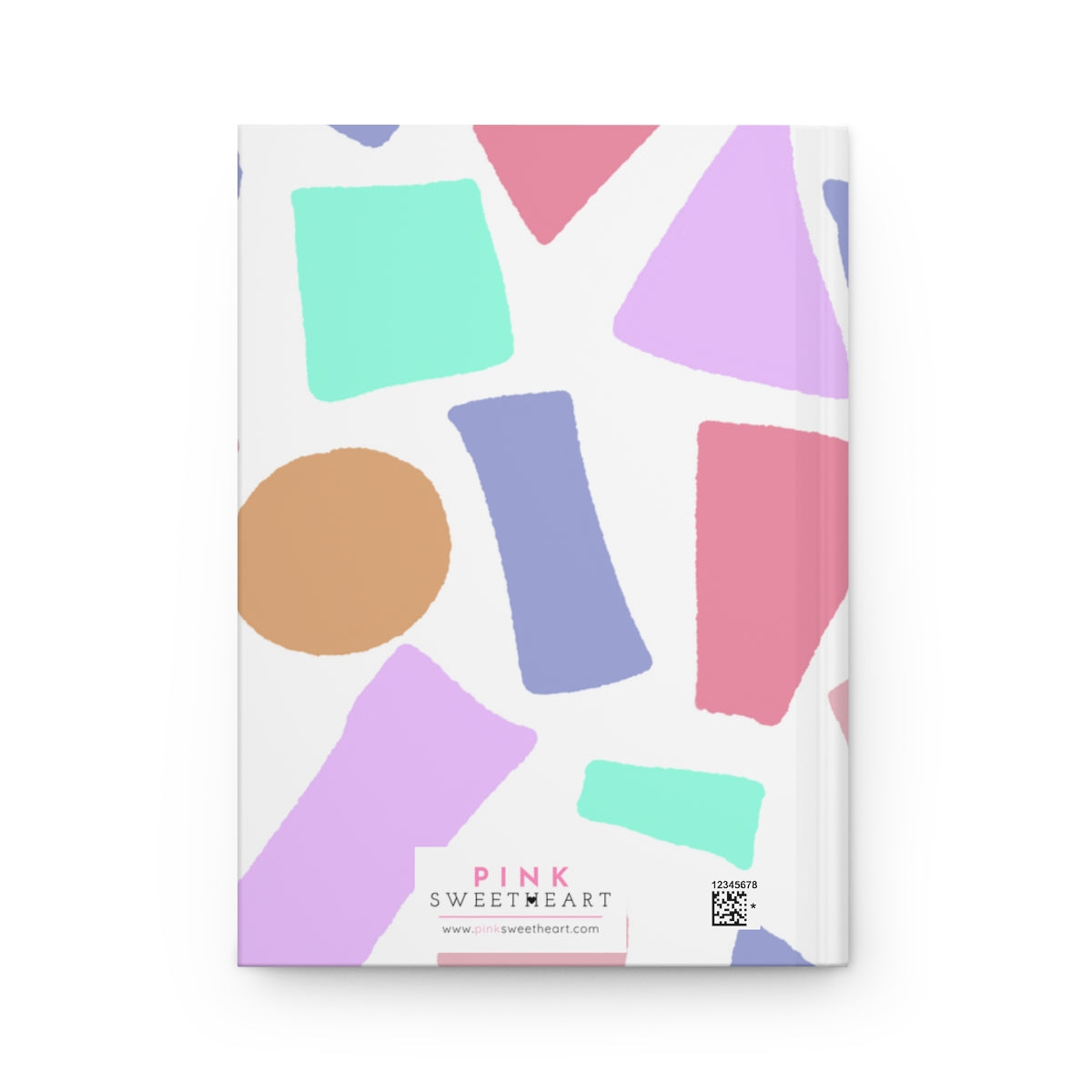 Fun Shapes Hardcover Matte Journal Paper products Pink Sweetheart