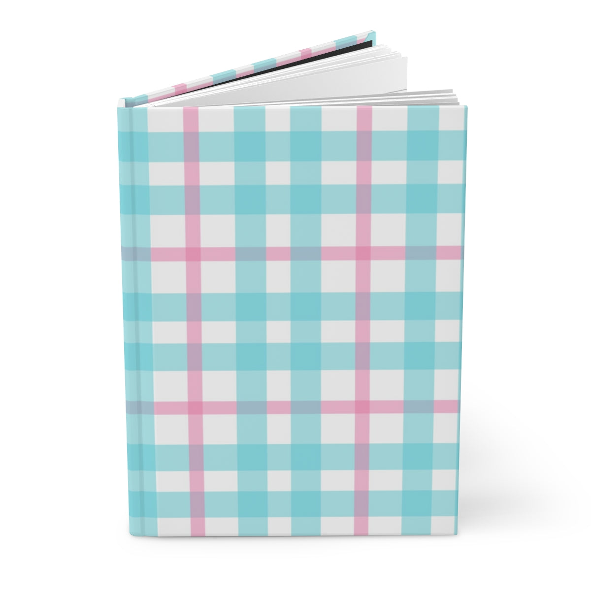 Gingham Hardcover Matte Journal Paper products Pink Sweetheart