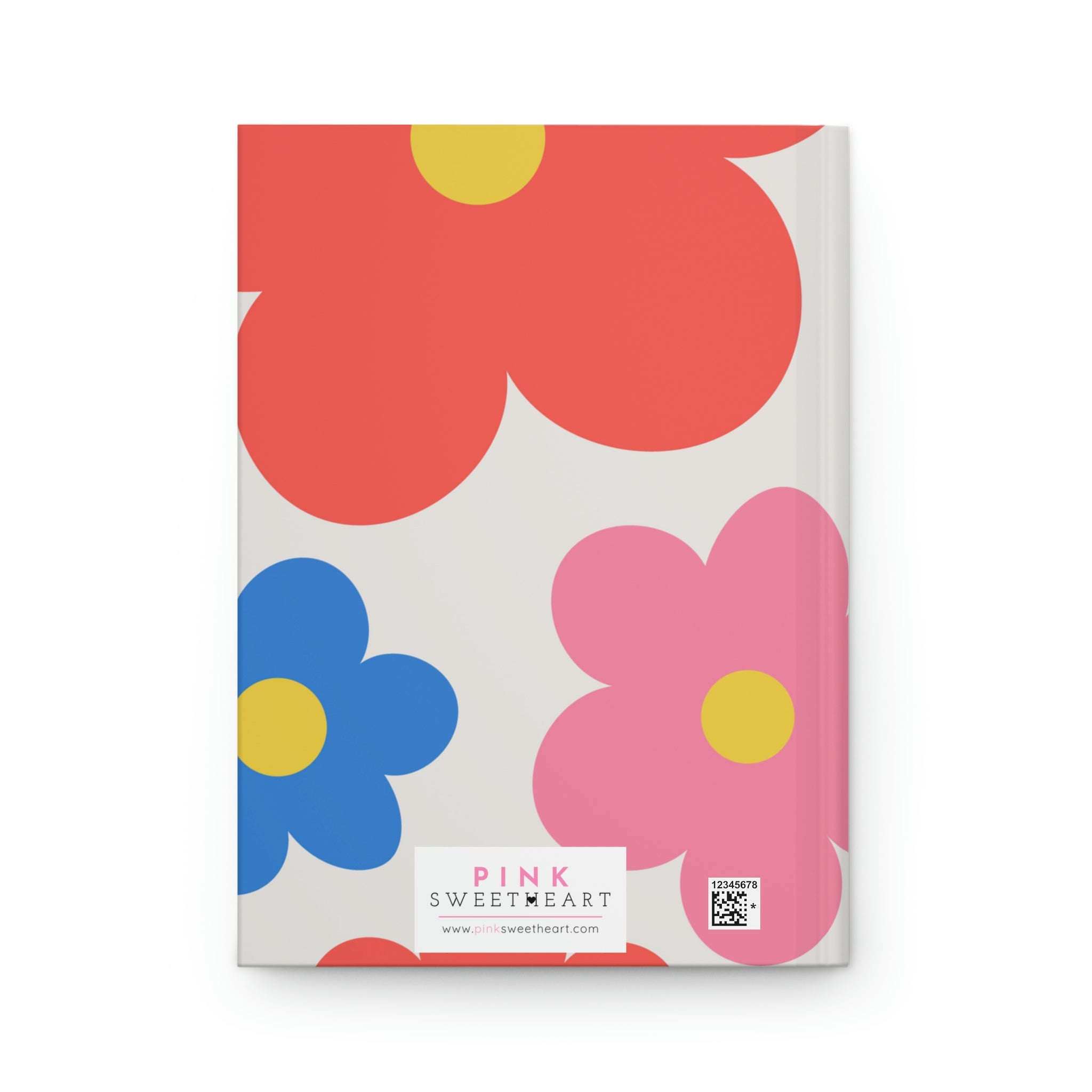 Groovy Florals Hardcover Matte Journal Paper products Pink Sweetheart