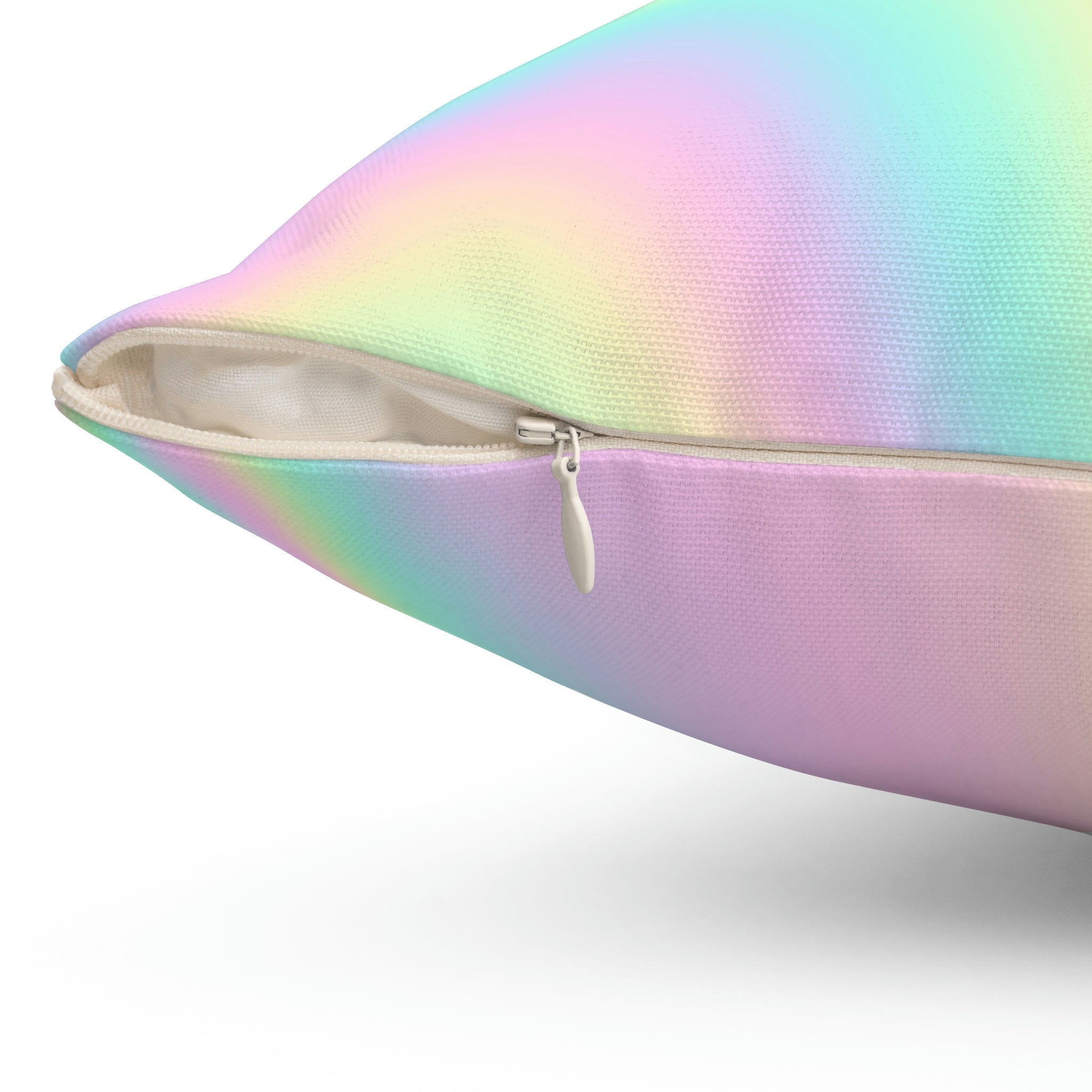 Holo Prism Square Pillow Home Decor Pink Sweetheart