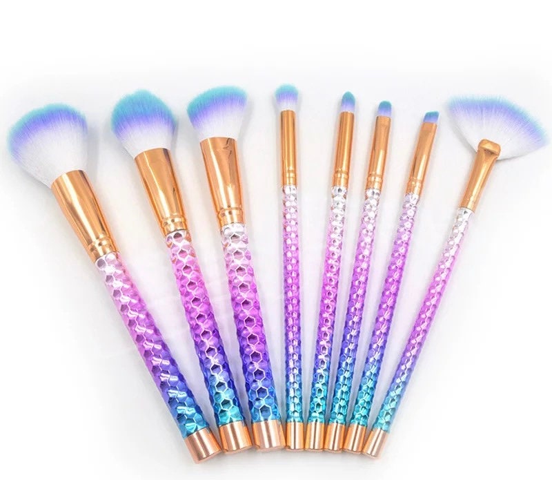Kaleidoscopic Chiseled Makeup Brush Set Makeup Brushes Pink Sweetheart
