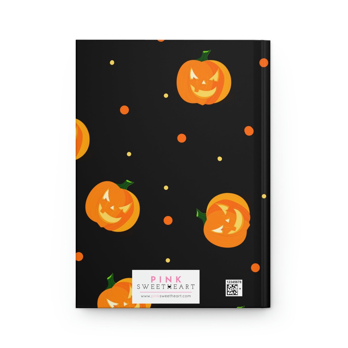 Little Spooky Pumpkin Hardcover Matte Journal Paper products Pink Sweetheart