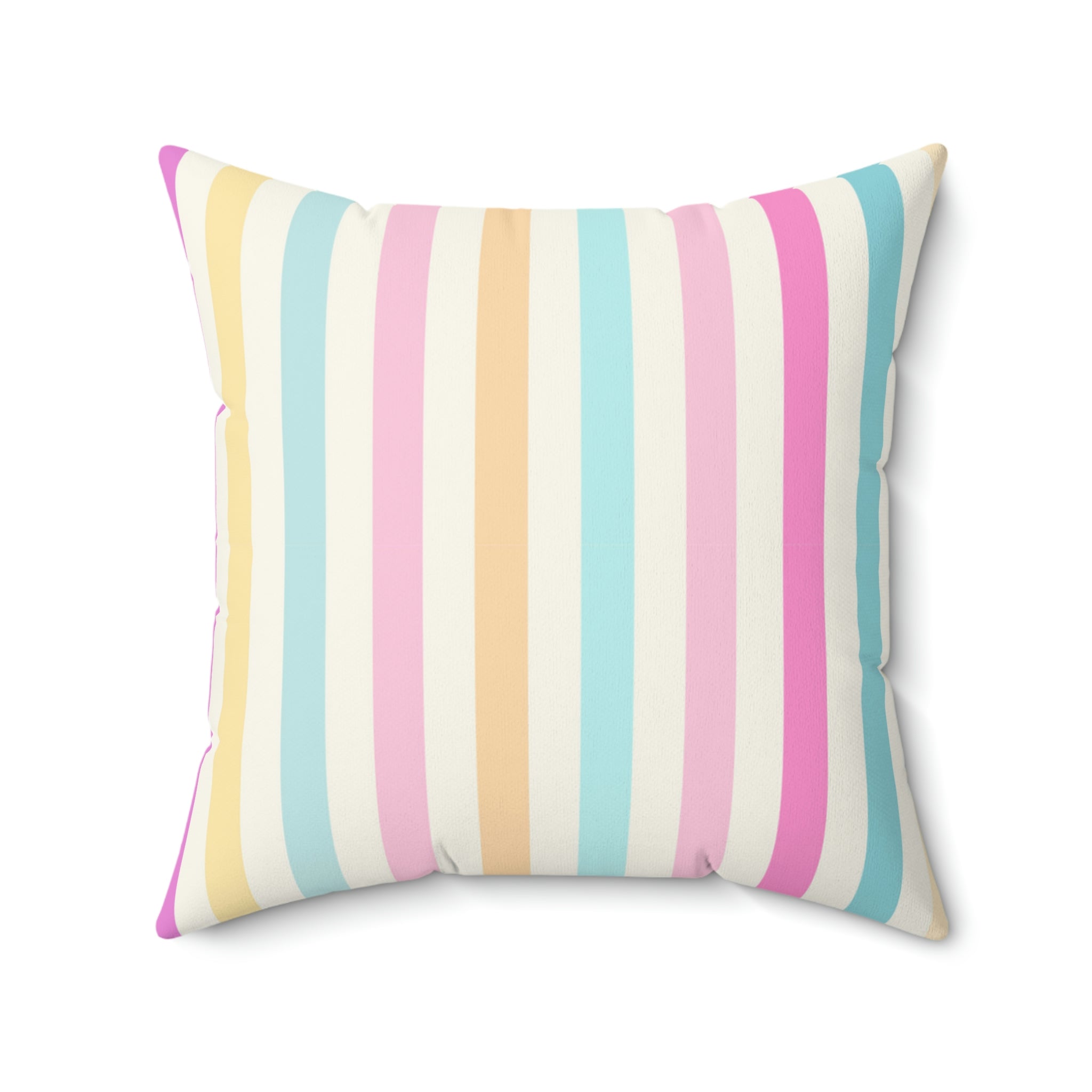 Marshmallow Candy Puff Square Pillow Home Decor Pink Sweetheart