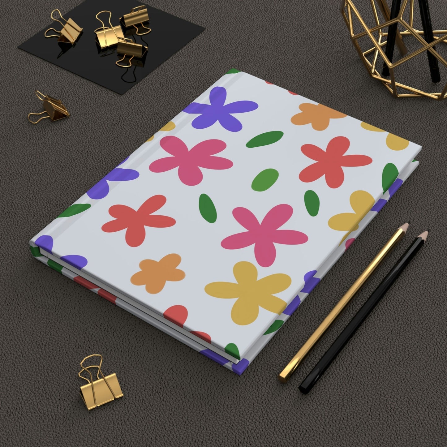 My Flower Garden Hardcover Matte Journal Paper products Pink Sweetheart