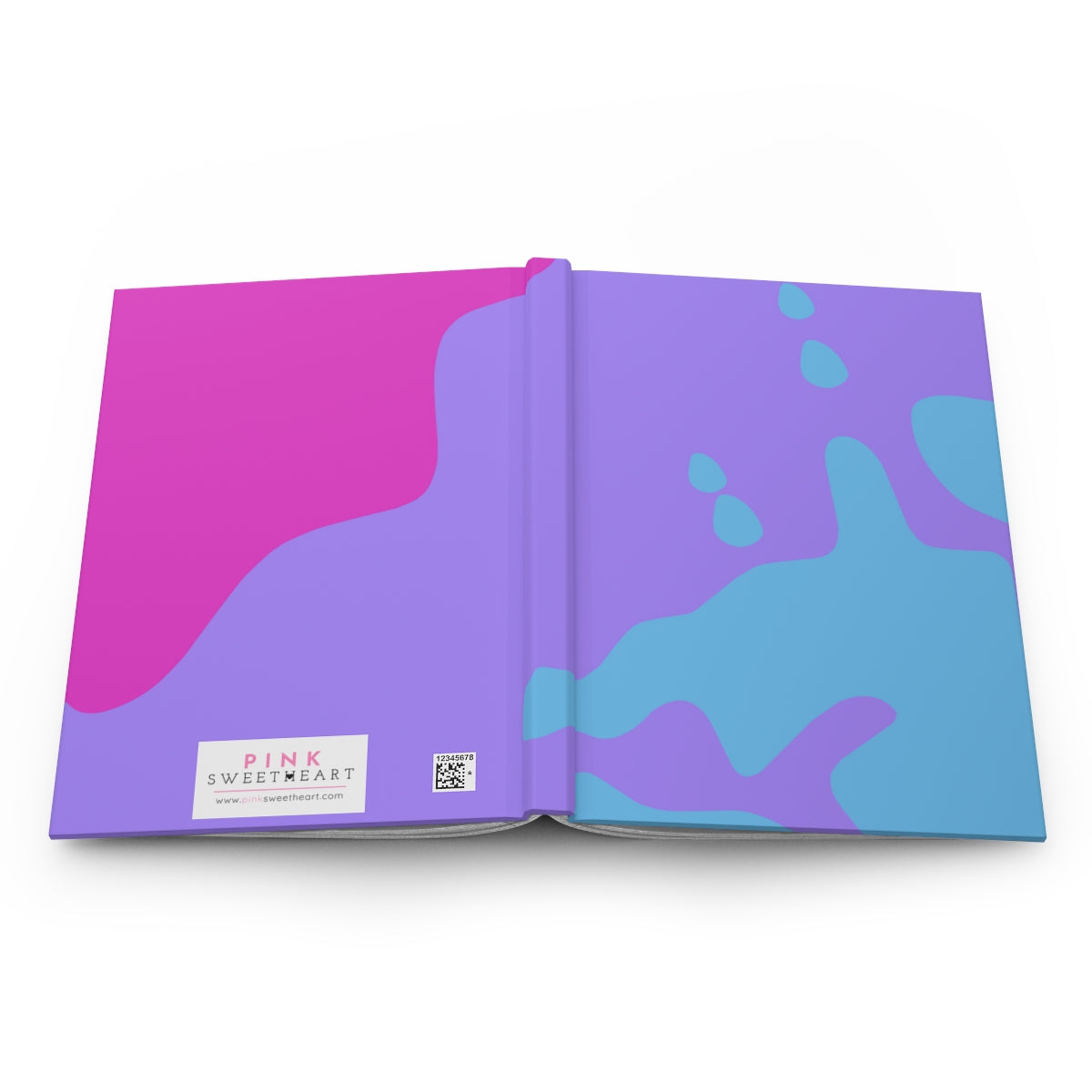 Paint Splat Hardcover Matte Journal Paper products Pink Sweetheart