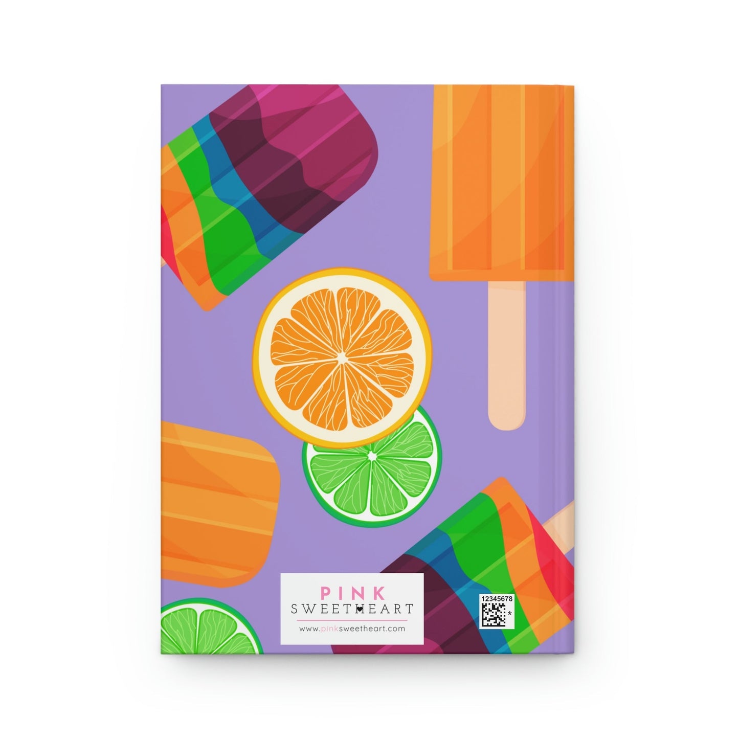 Popsicle Princess Hardcover Matte Journal Paper products Pink Sweetheart