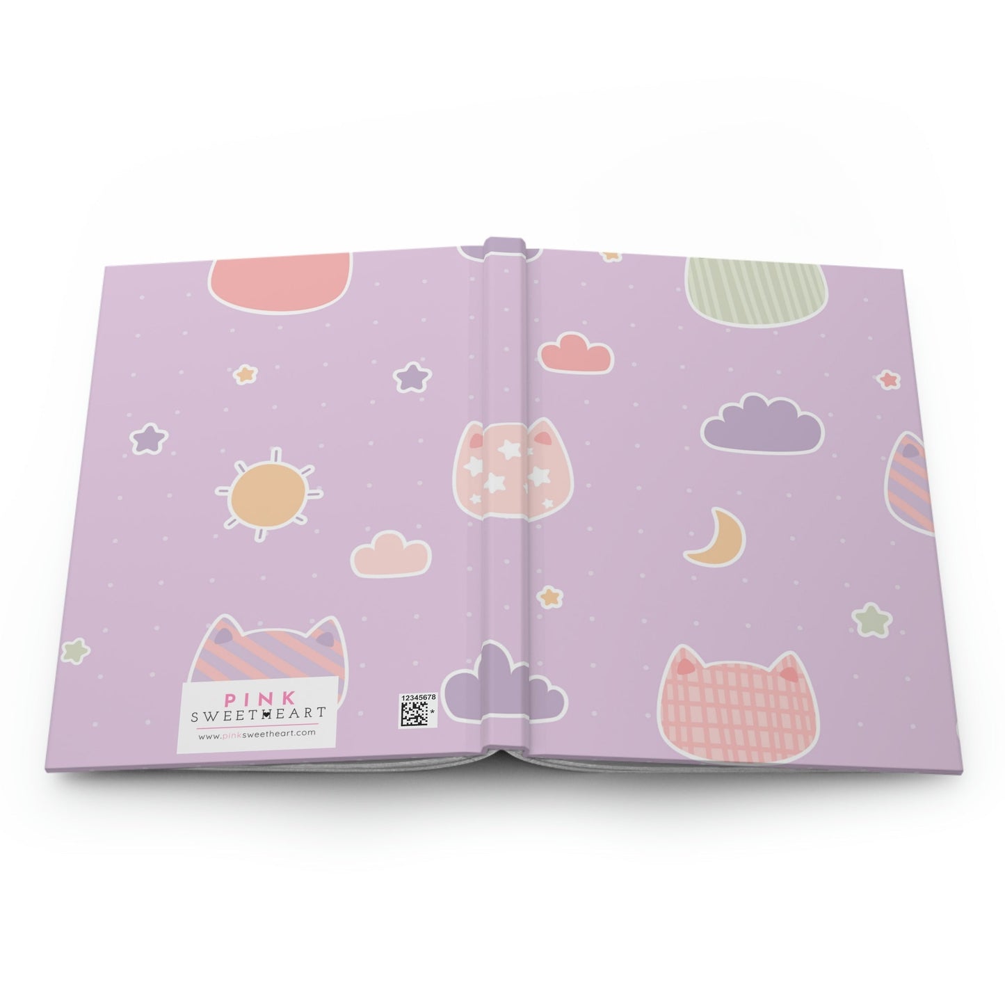 Pure Kawaii Hardcover Matte Journal Paper products Pink Sweetheart