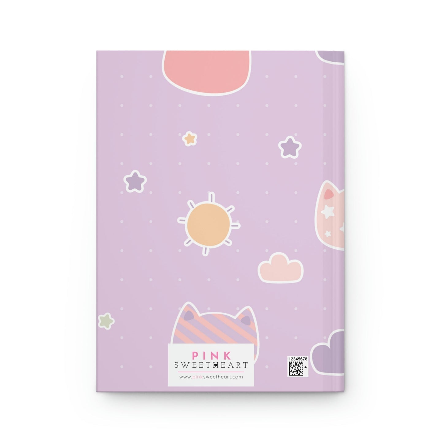 Pure Kawaii Hardcover Matte Journal Paper products Pink Sweetheart