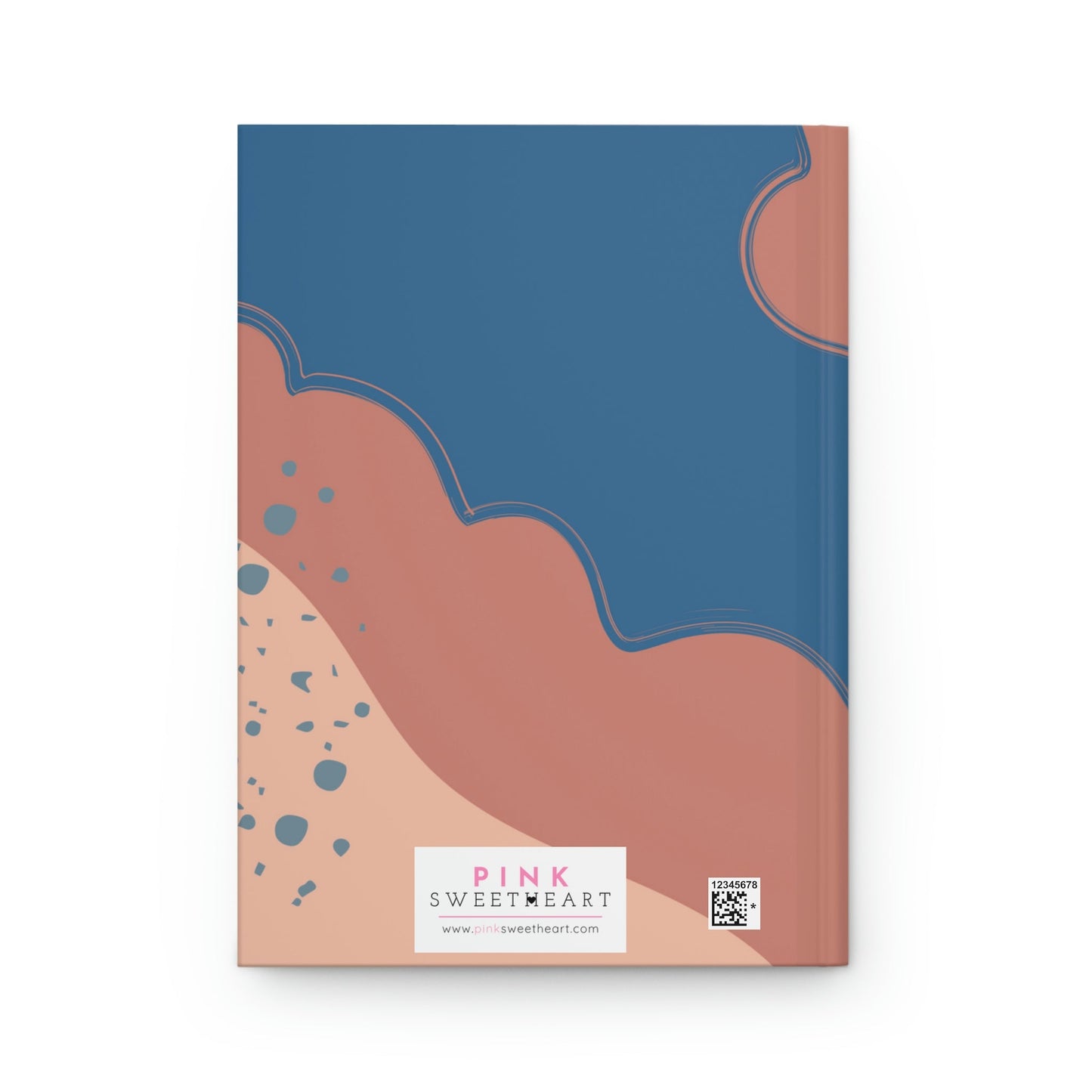 Sandy Beach Hardcover Matte Journal Paper products Pink Sweetheart