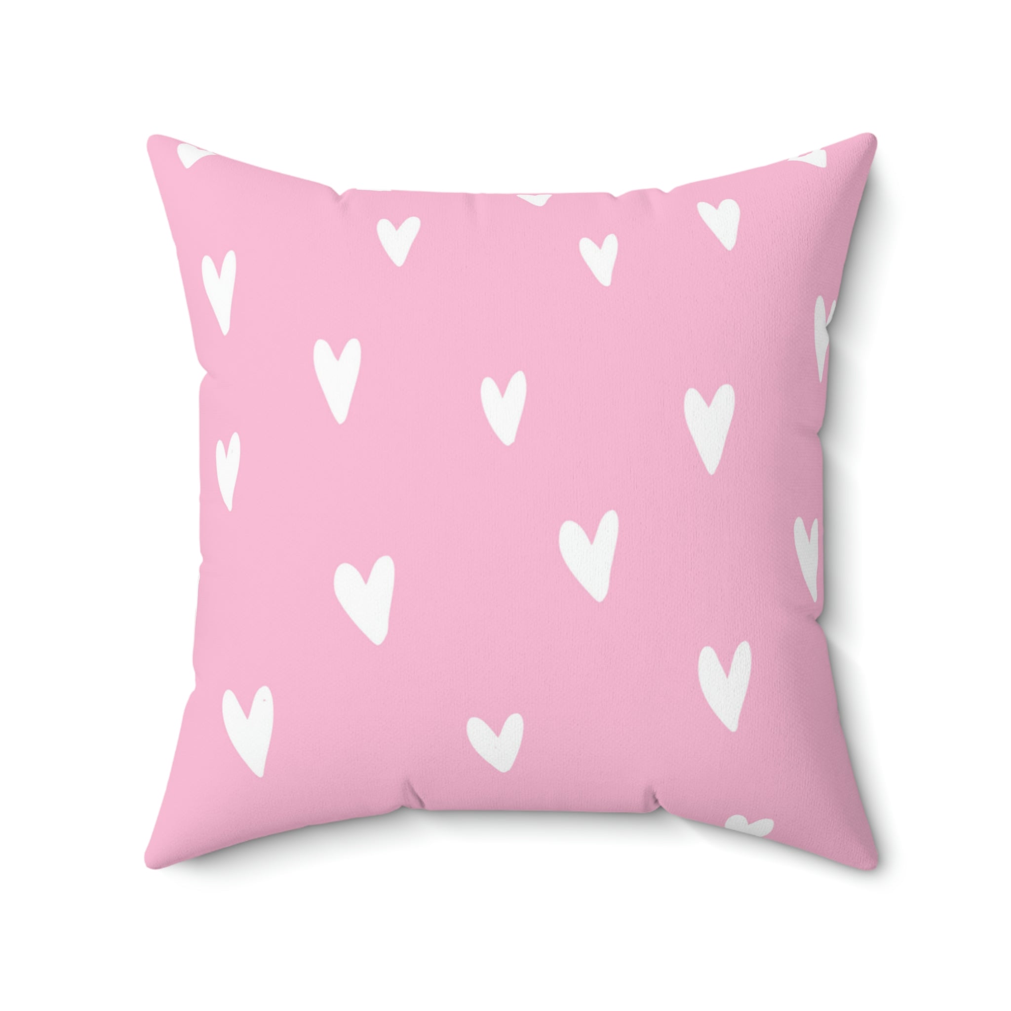 Sending a Thousand Hearts Square Pillow Home Decor Pink Sweetheart