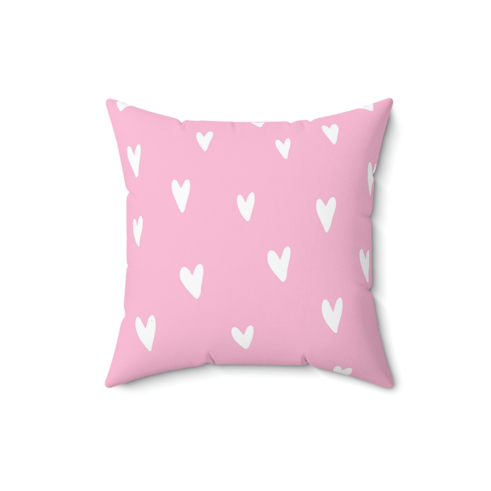 Sending a Thousand Hearts Square Pillow Home Decor Pink Sweetheart