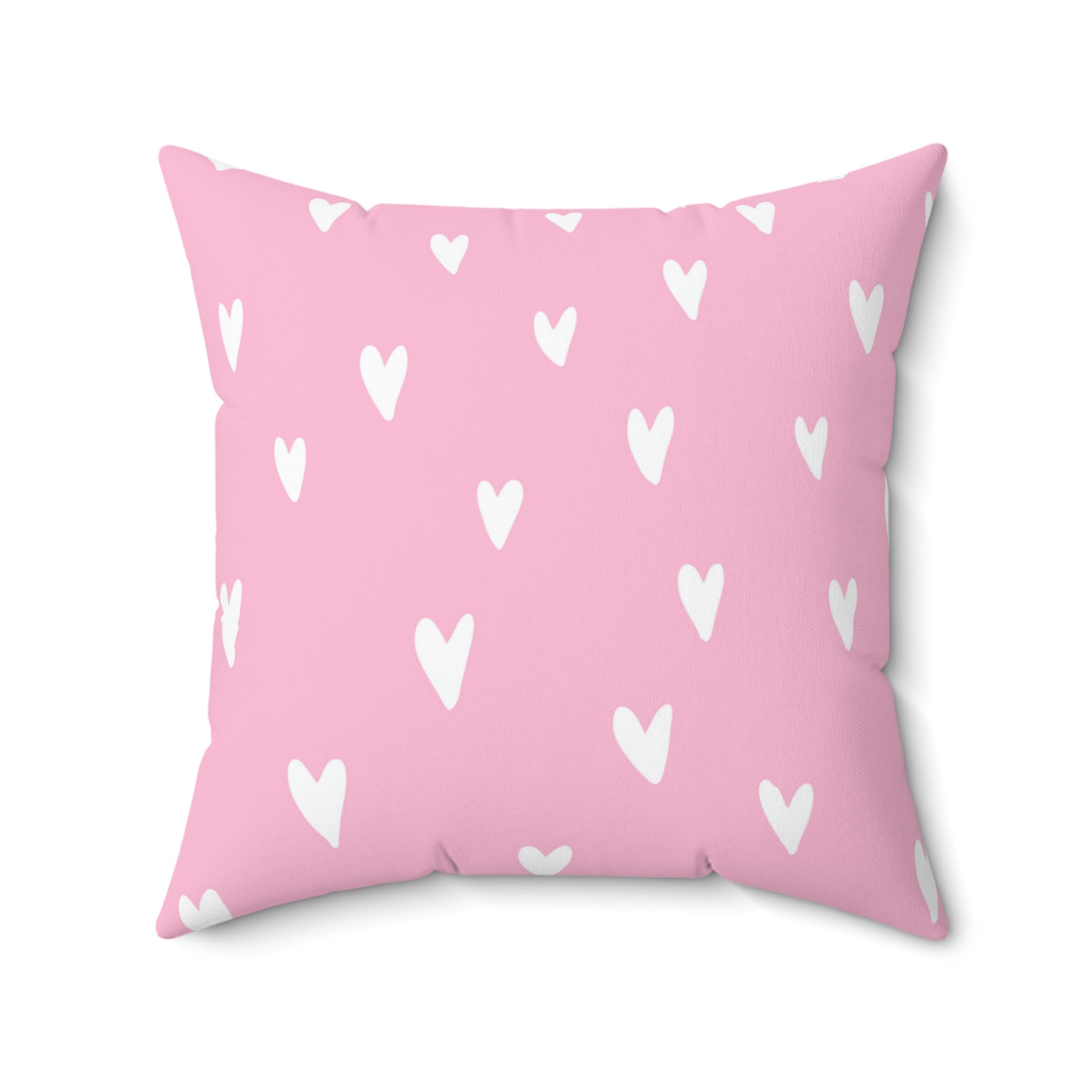 Sending a Thousand Hearts Square Pillow Home Decor Pink Sweetheart