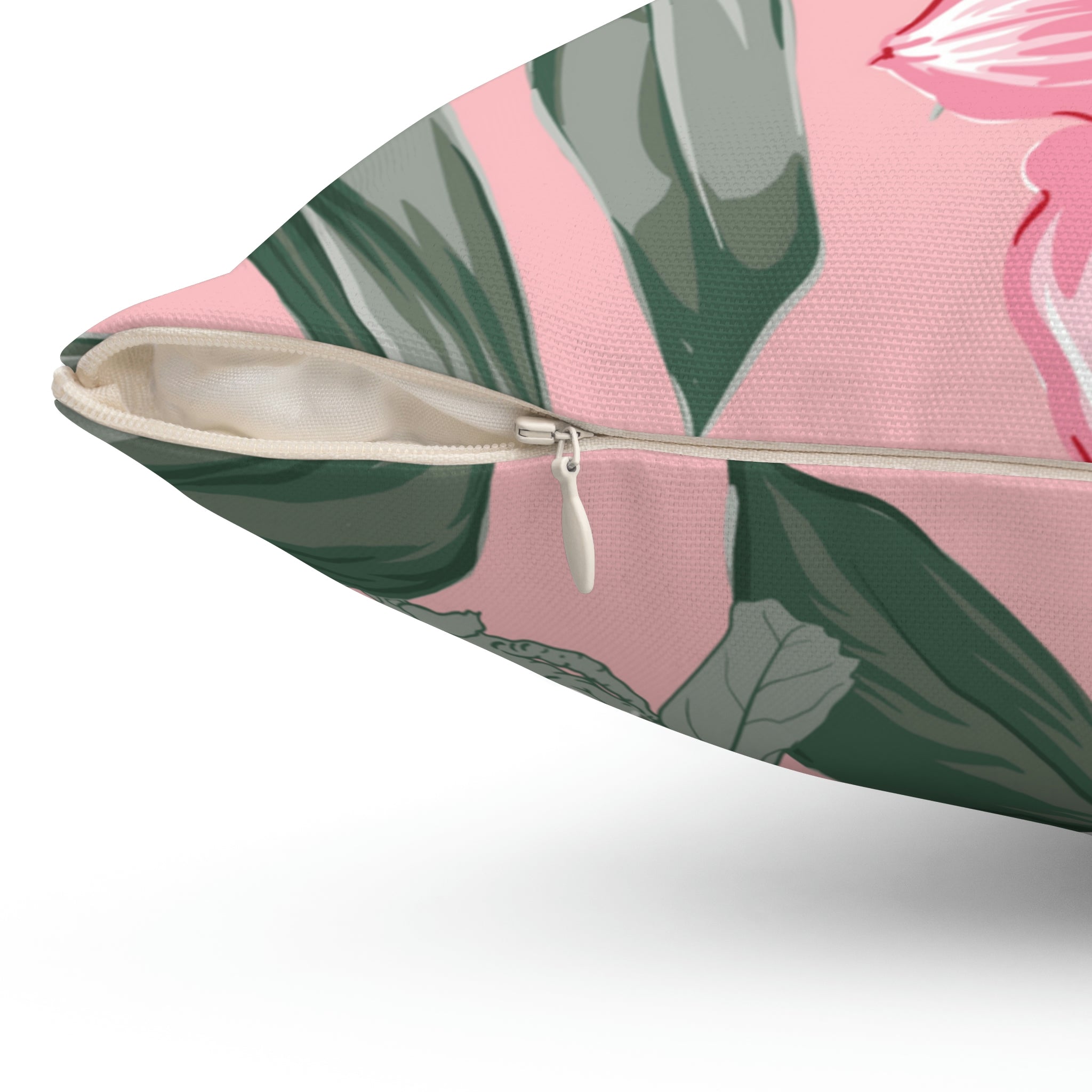 Soft Pastel Shoeblackplant Square Pillow Home Decor Pink Sweetheart