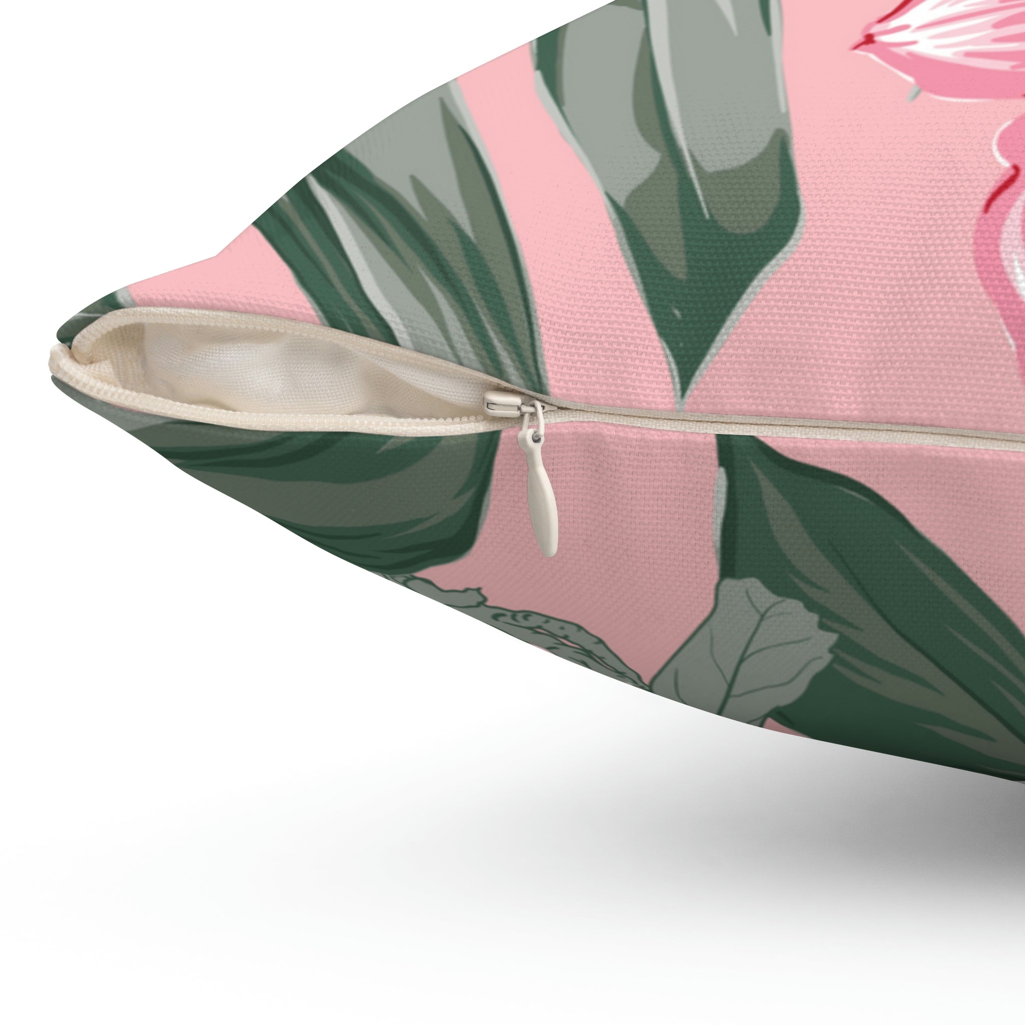 Soft Pastel Shoeblackplant Square Pillow Home Decor Pink Sweetheart