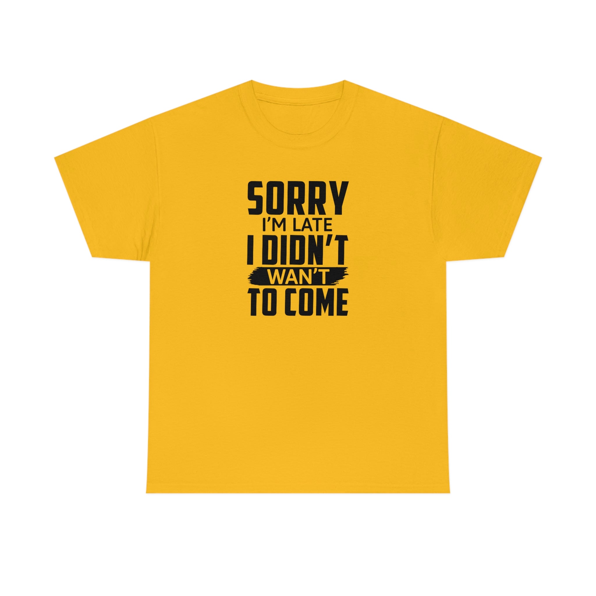 Sorry I'm Late Cotton Tee T-Shirt Pink Sweetheart