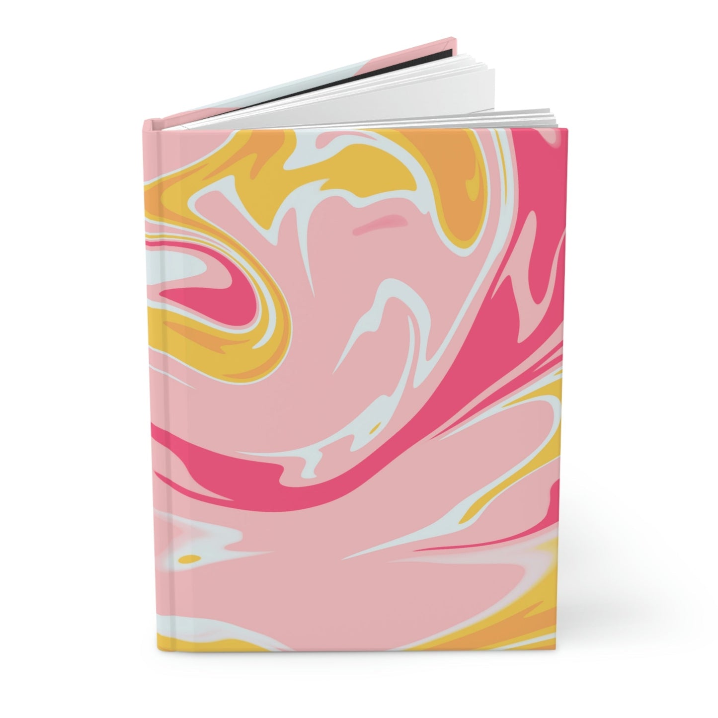 Sweet Candy Swirl Hardcover Matte Journal Paper products Pink Sweetheart