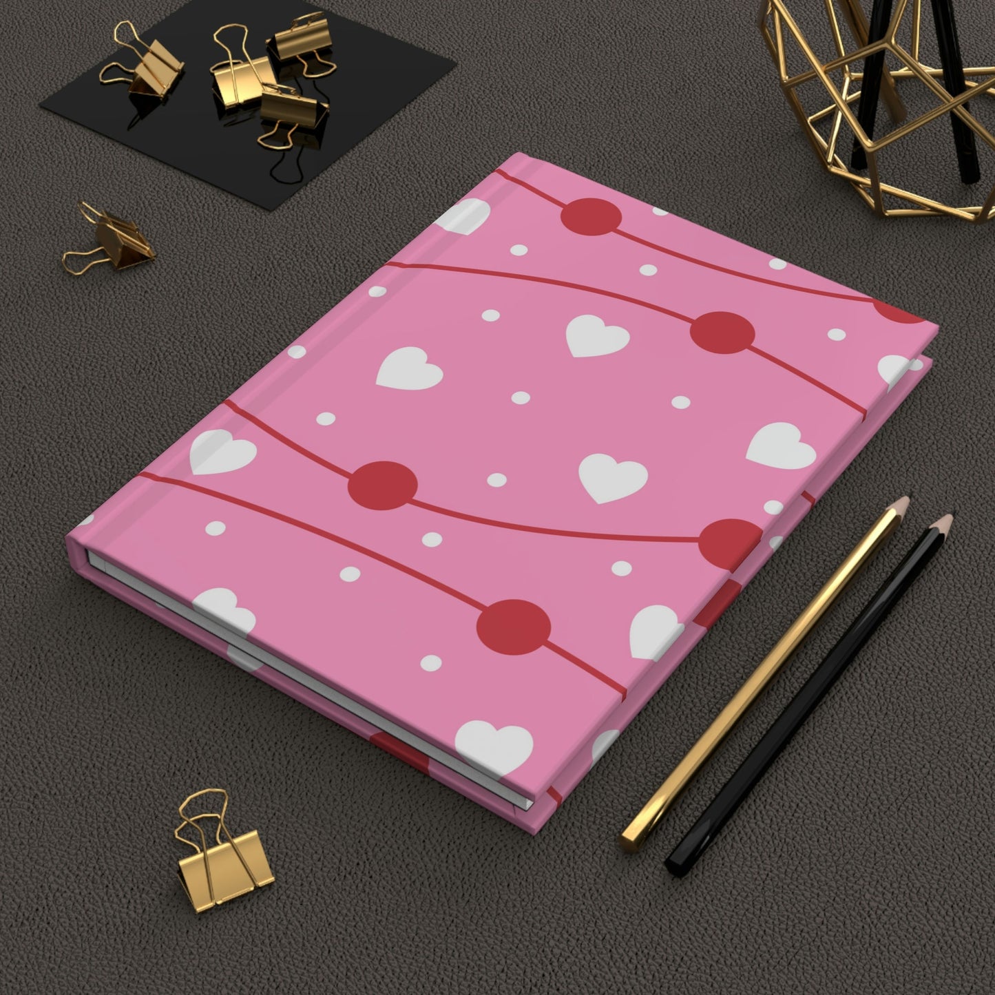 Sweet Valentine Hardcover Matte Journal Paper products Pink Sweetheart