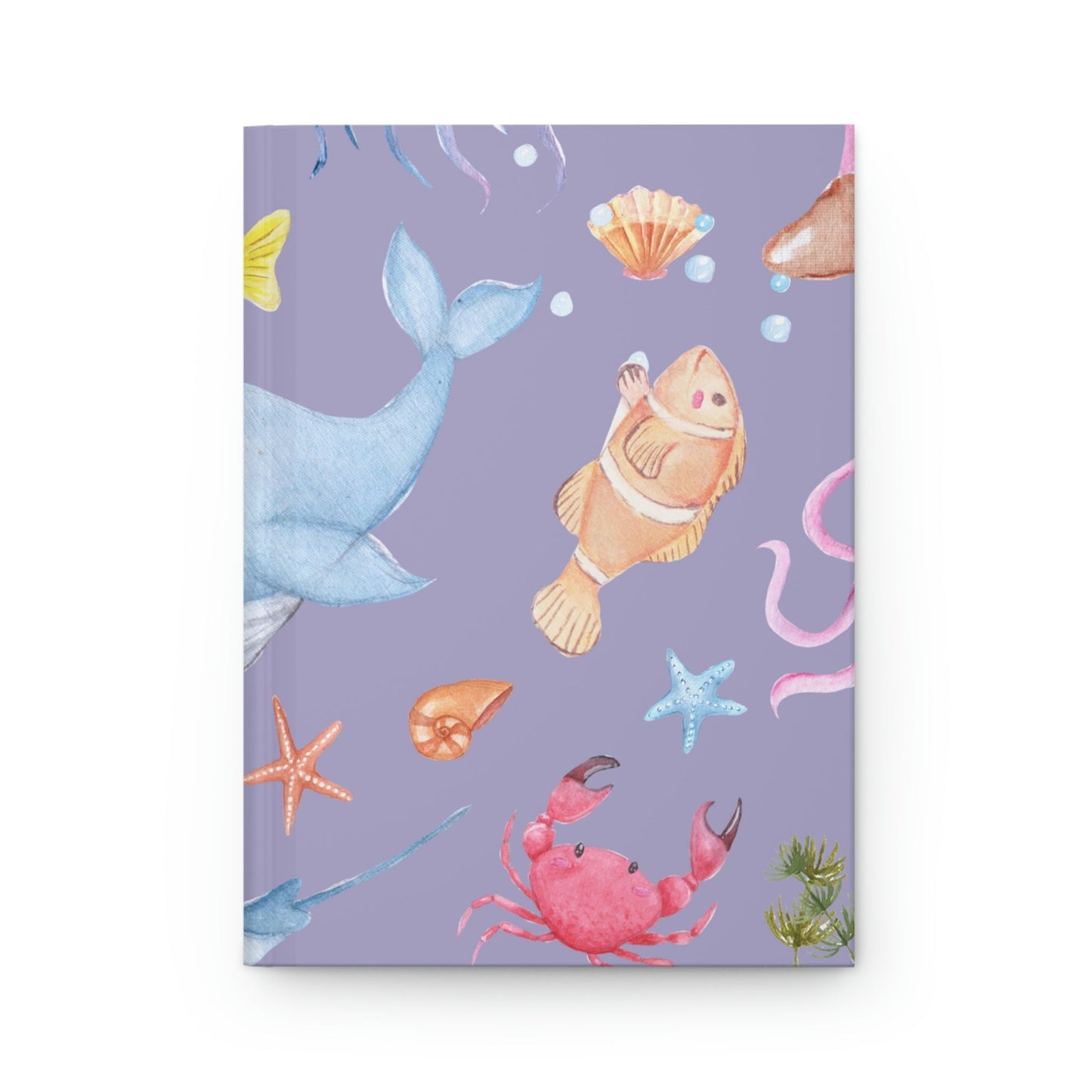 Under the Sea Hardcover Matte Journal Paper products Pink Sweetheart