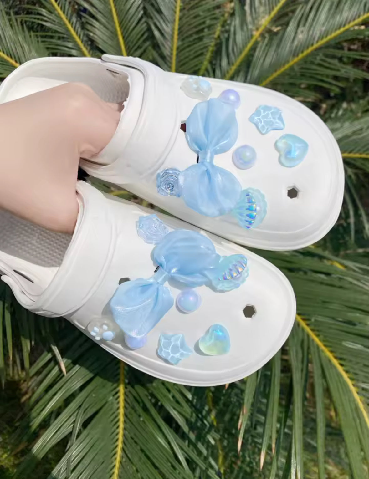 Blue Ocean Stardust Clog Charms Set