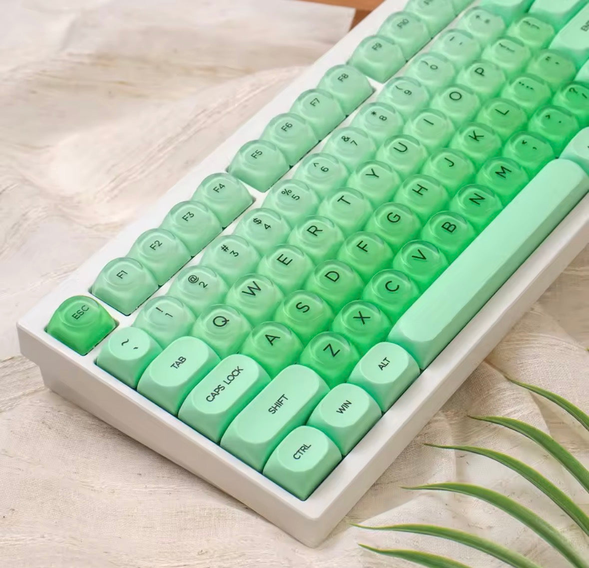 Green Apple Jelly Keycaps