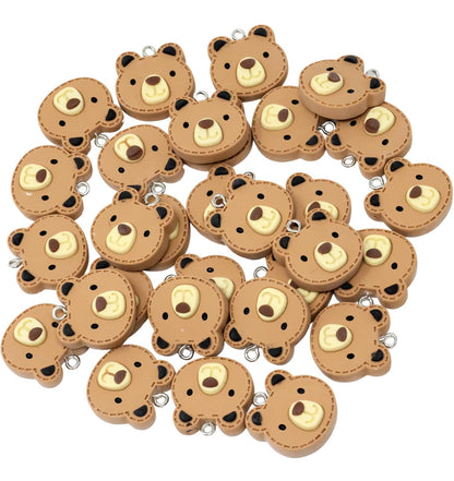 Brown Teddy Bear Dust Plug Charm