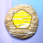 Lemon Thumbprint Cookie Clicker Fidget Keychain