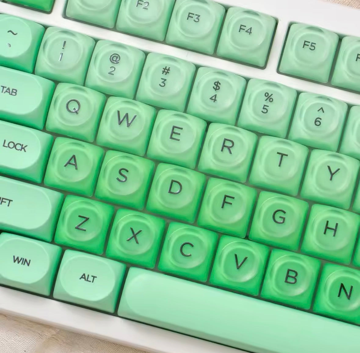 Green Apple Jelly Keycaps