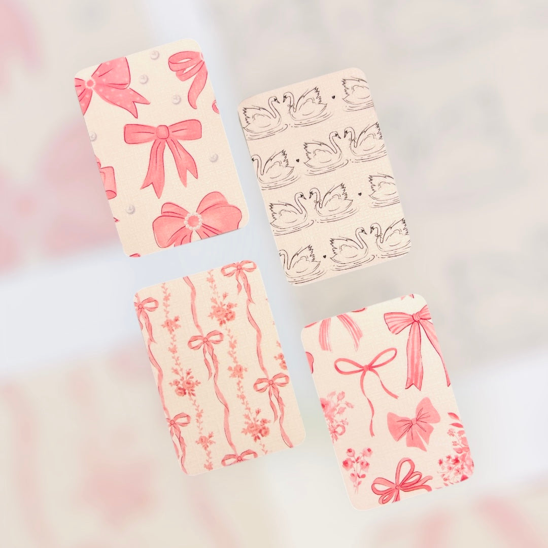 Decorative Wallet Cards 4pcs
