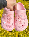 Baby Pink Clog Charms Set - Pink Sweetheart