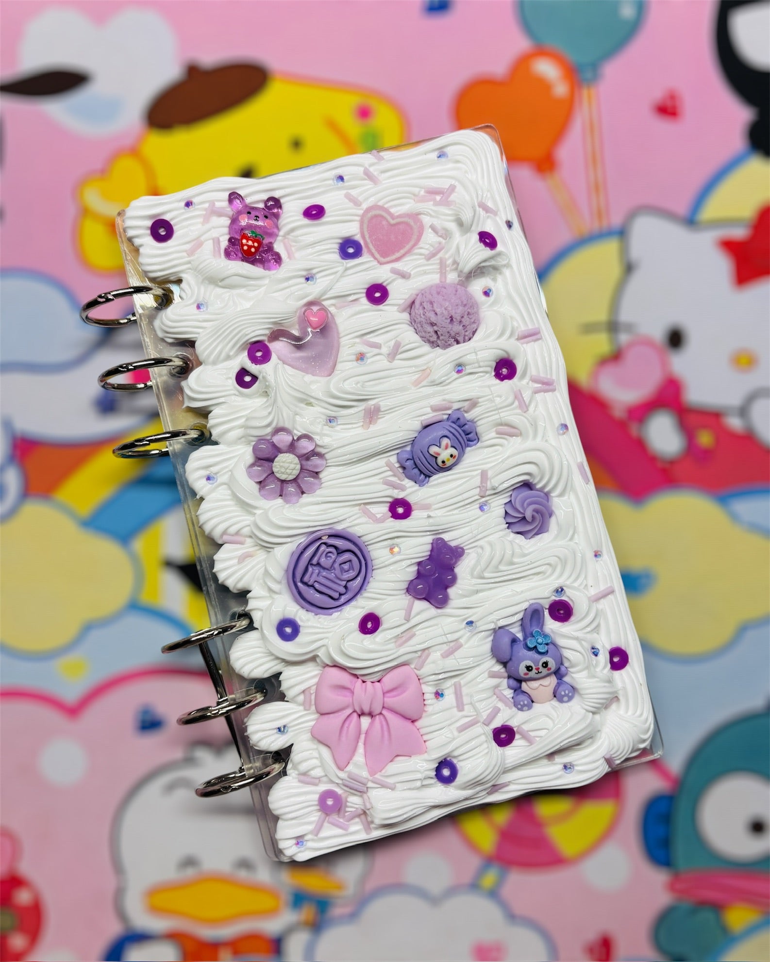 Purple Dream Decoden Cream Acrylic Binder