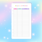 Single Page Saving Challenges & Trackers Inserts - A6