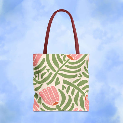 70s Retro Botanicals Tote Bag