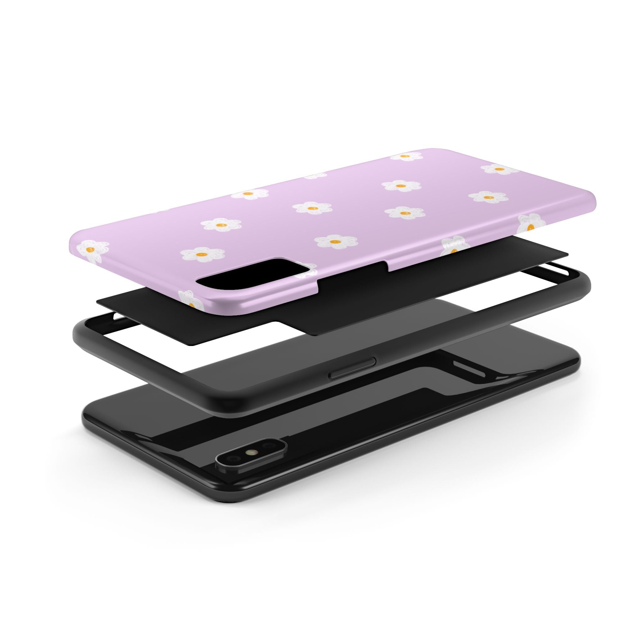 Purple and Mini Flowers Phone Case (Apple & Android)