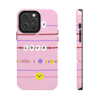 Bestie Bracelets Phone Case (Apple & Android) - Pink Sweetheart