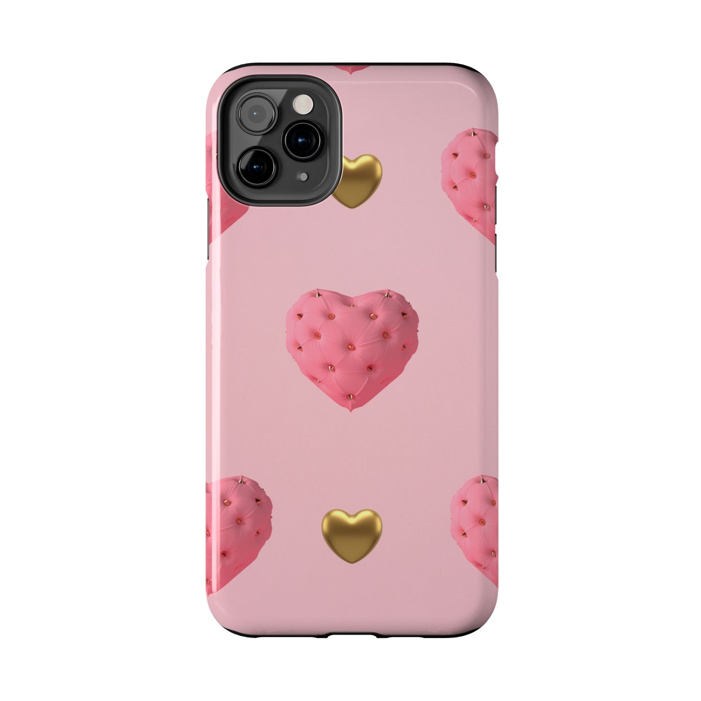 Heart of Gold Pink Phone Case