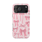 Pink Bow Ribbons Phone Case (Apple & Android) - Pink Sweetheart