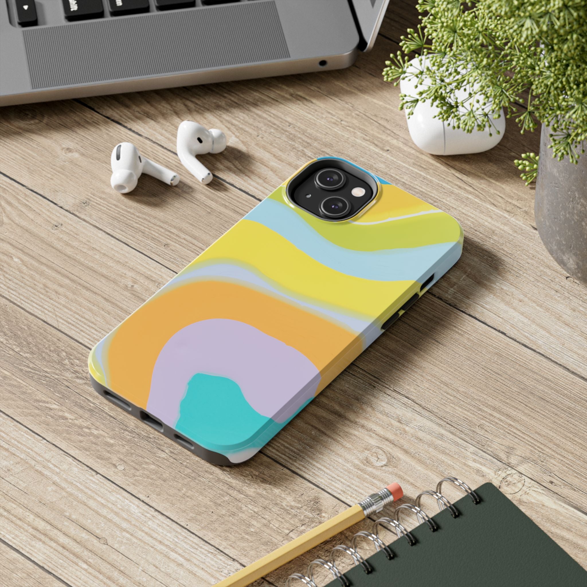 Colorful Pastel Marble Pattern Phone Case (Apple & Android)