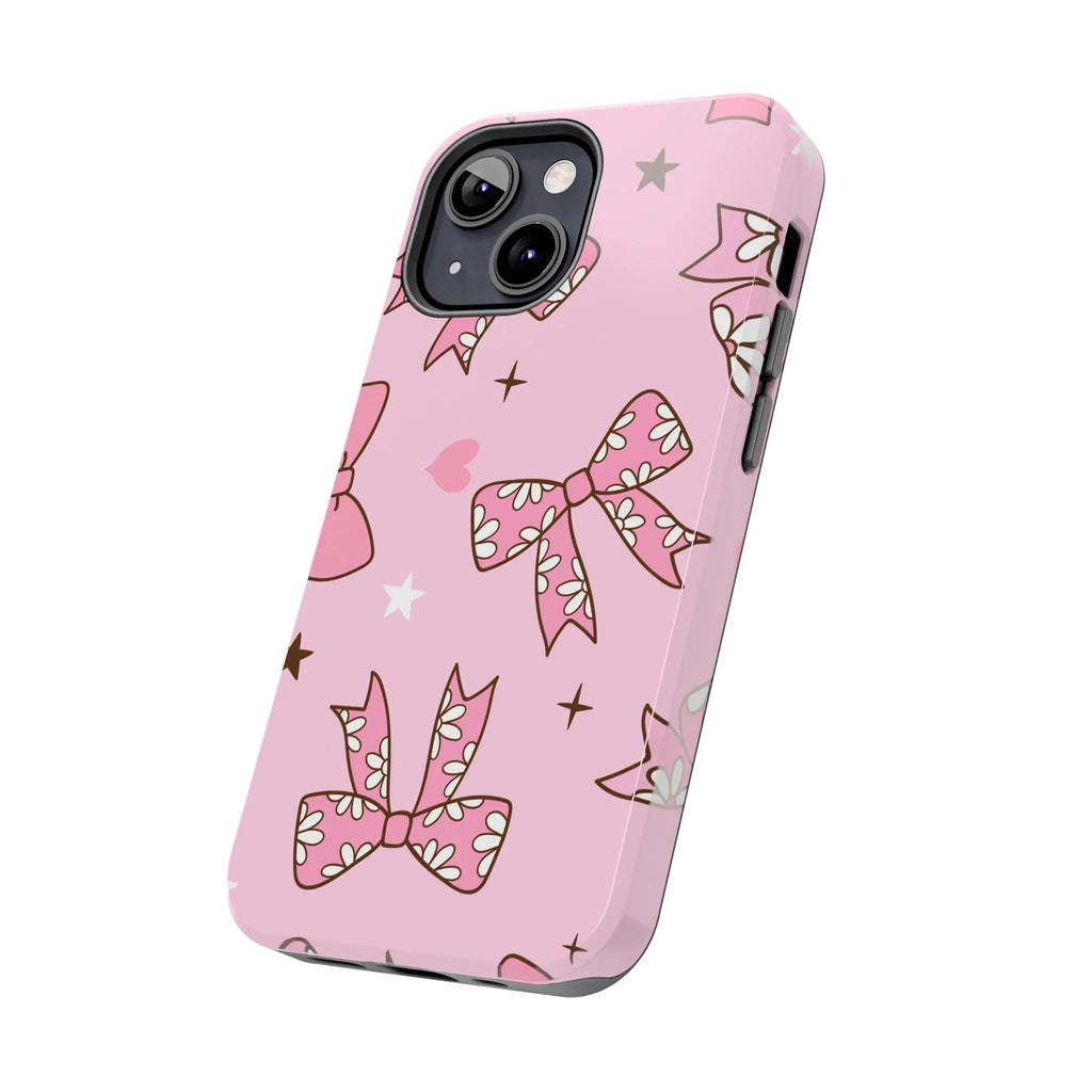 Pretty Pink Bows Phone Case (Apple & Android) - Pink Sweetheart